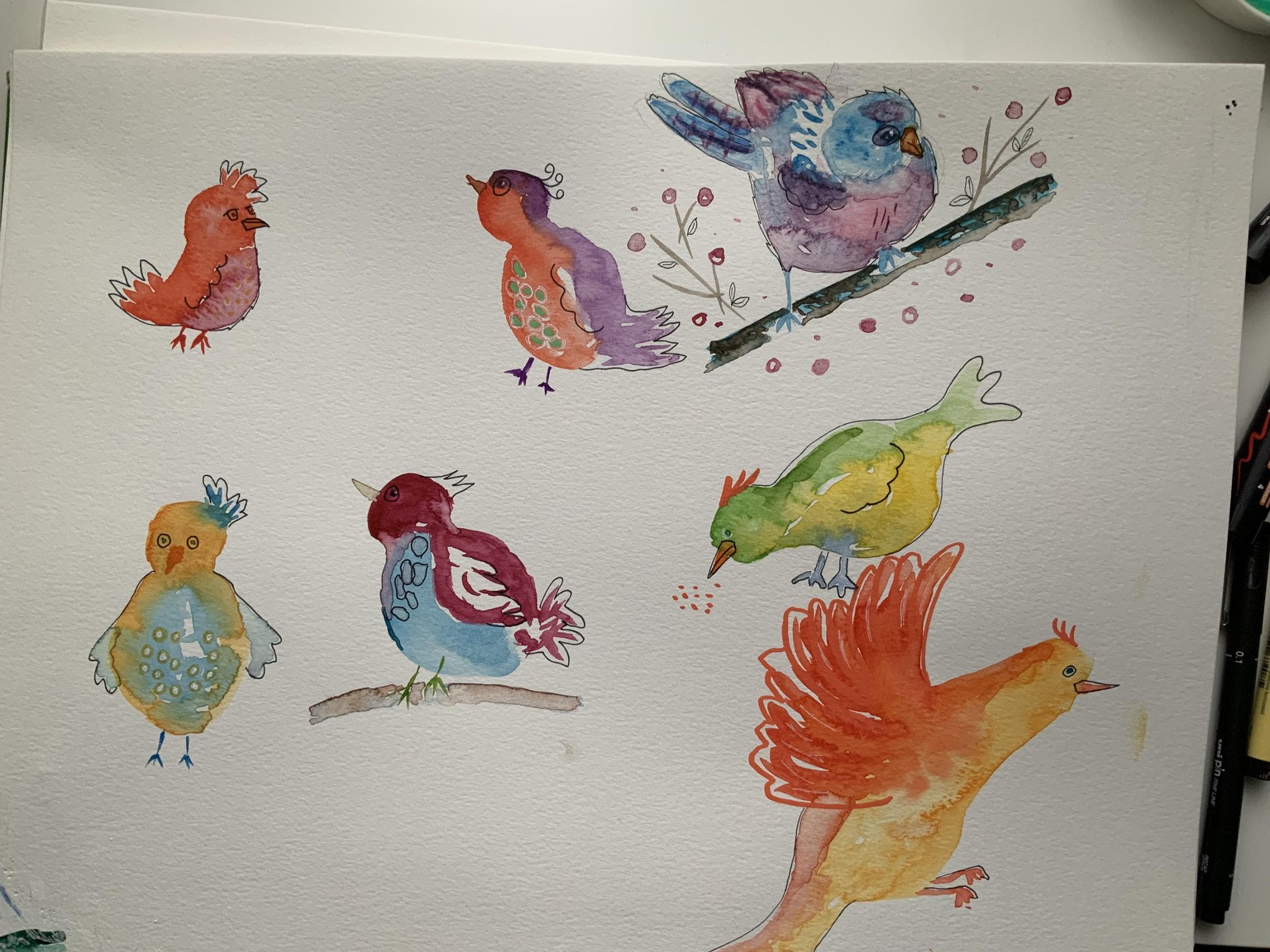 Loose birds - image 1 - student project