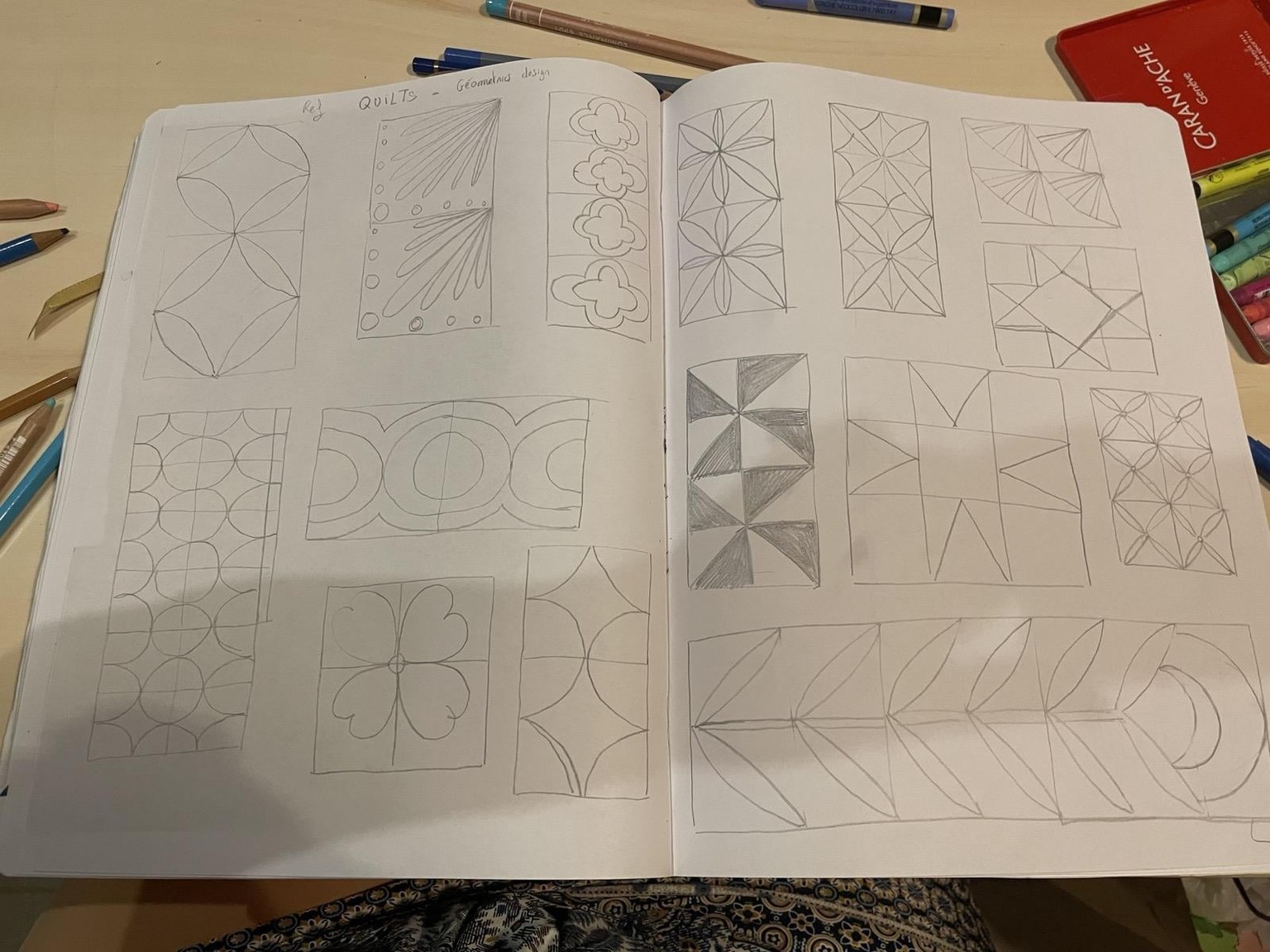 My quilt panel page - image 3 - student project
