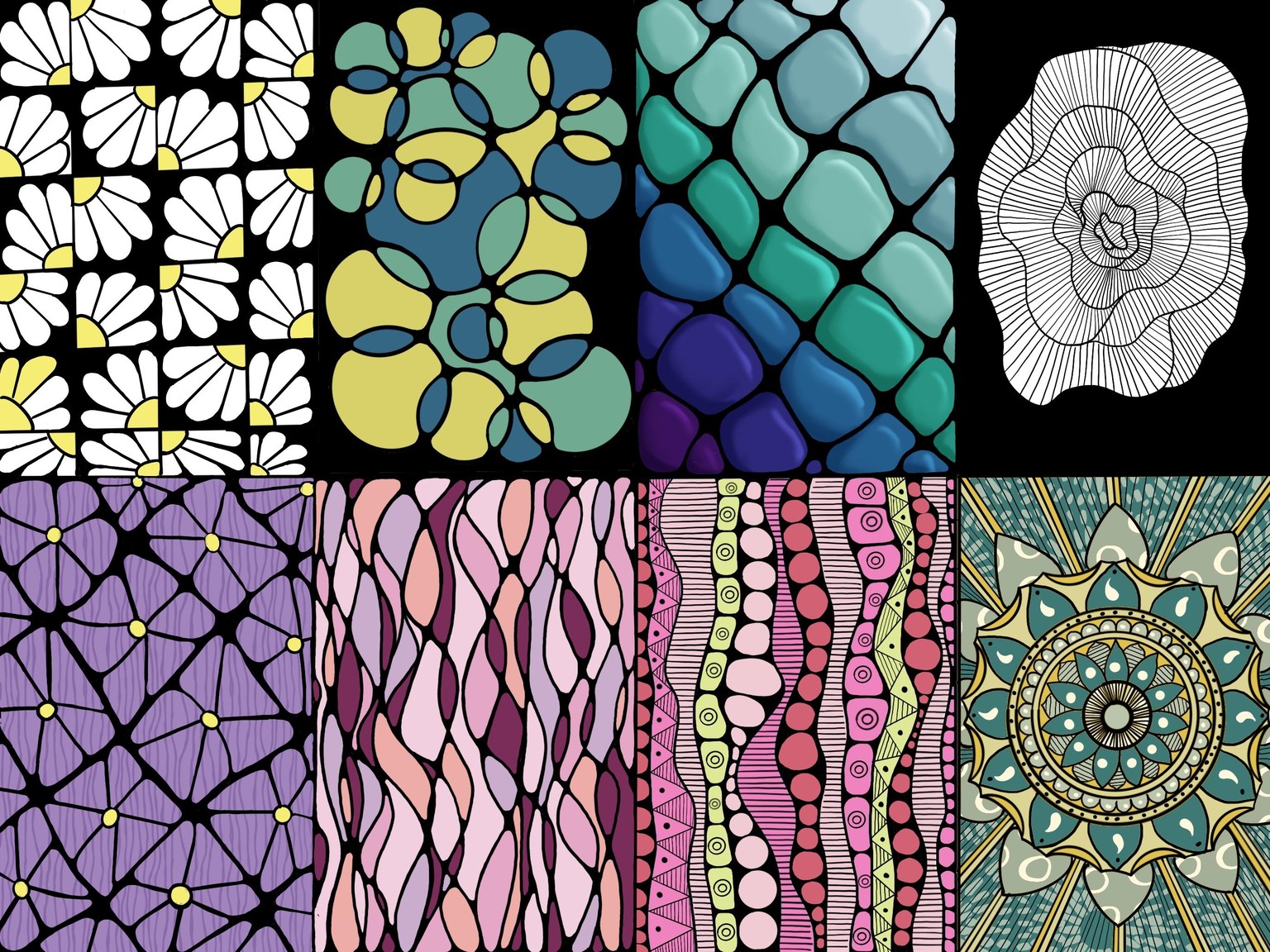 Meditative doodles - image 1 - student project