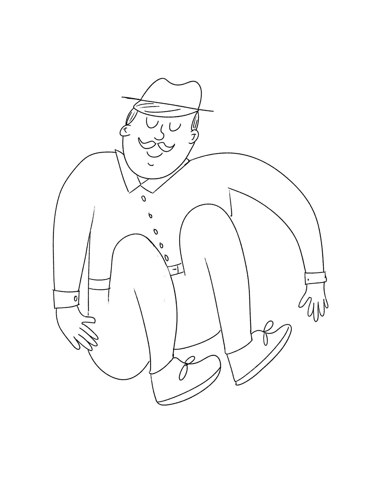 Oversized Man Odd Body - image 2 - student project