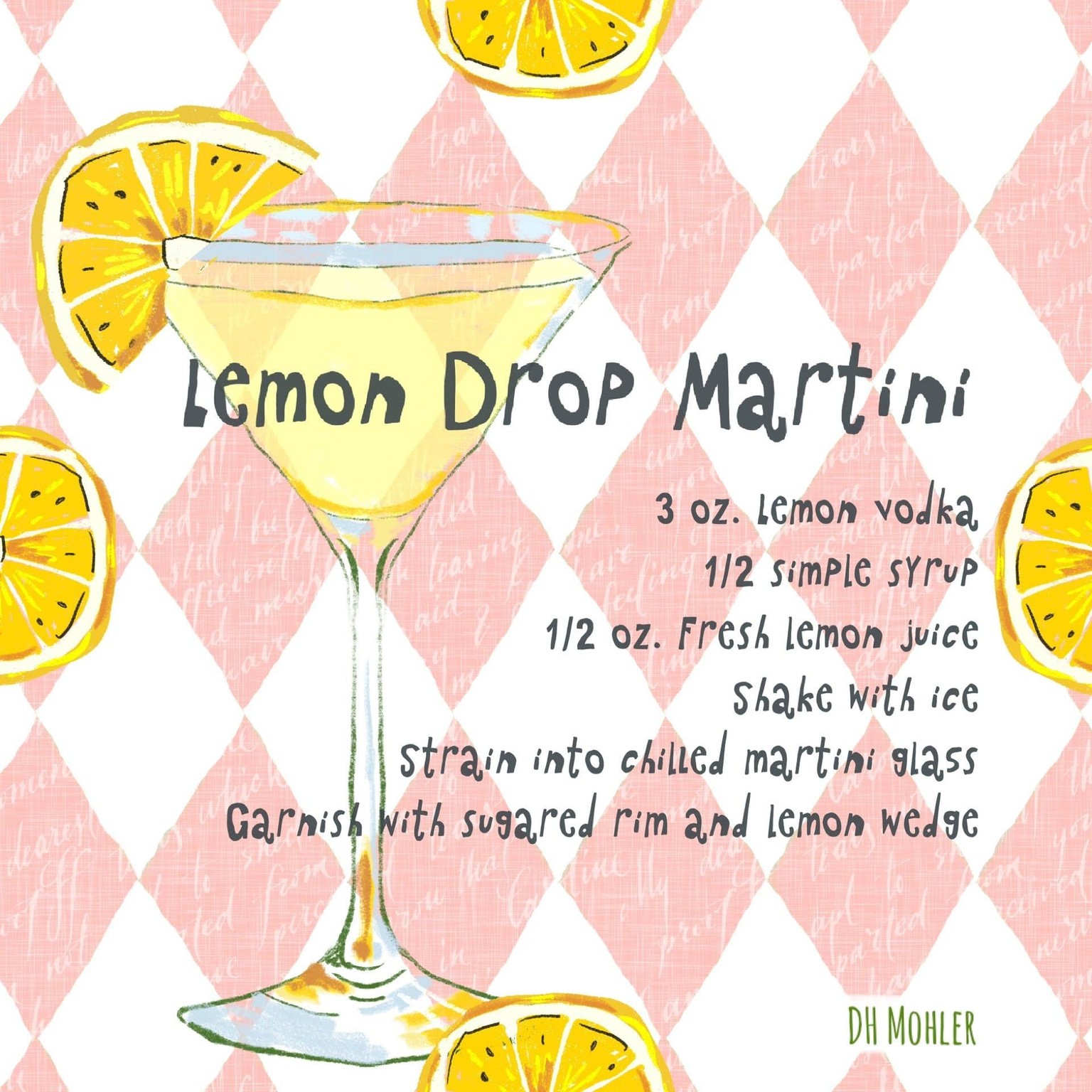 Lemon Drop Martini Recipe - image 1 - student project