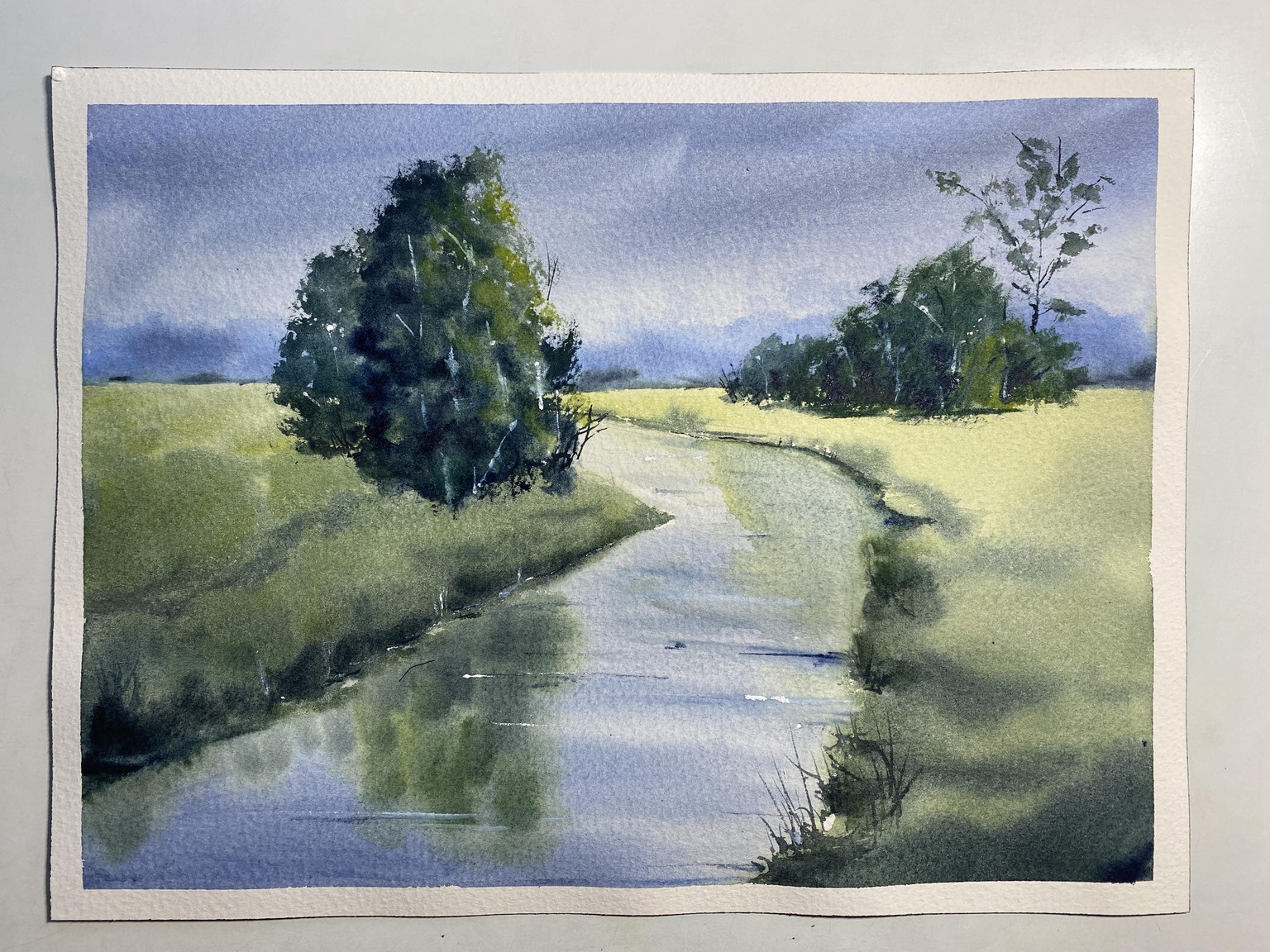Loose and impressionistic landscape - image 2 - student project