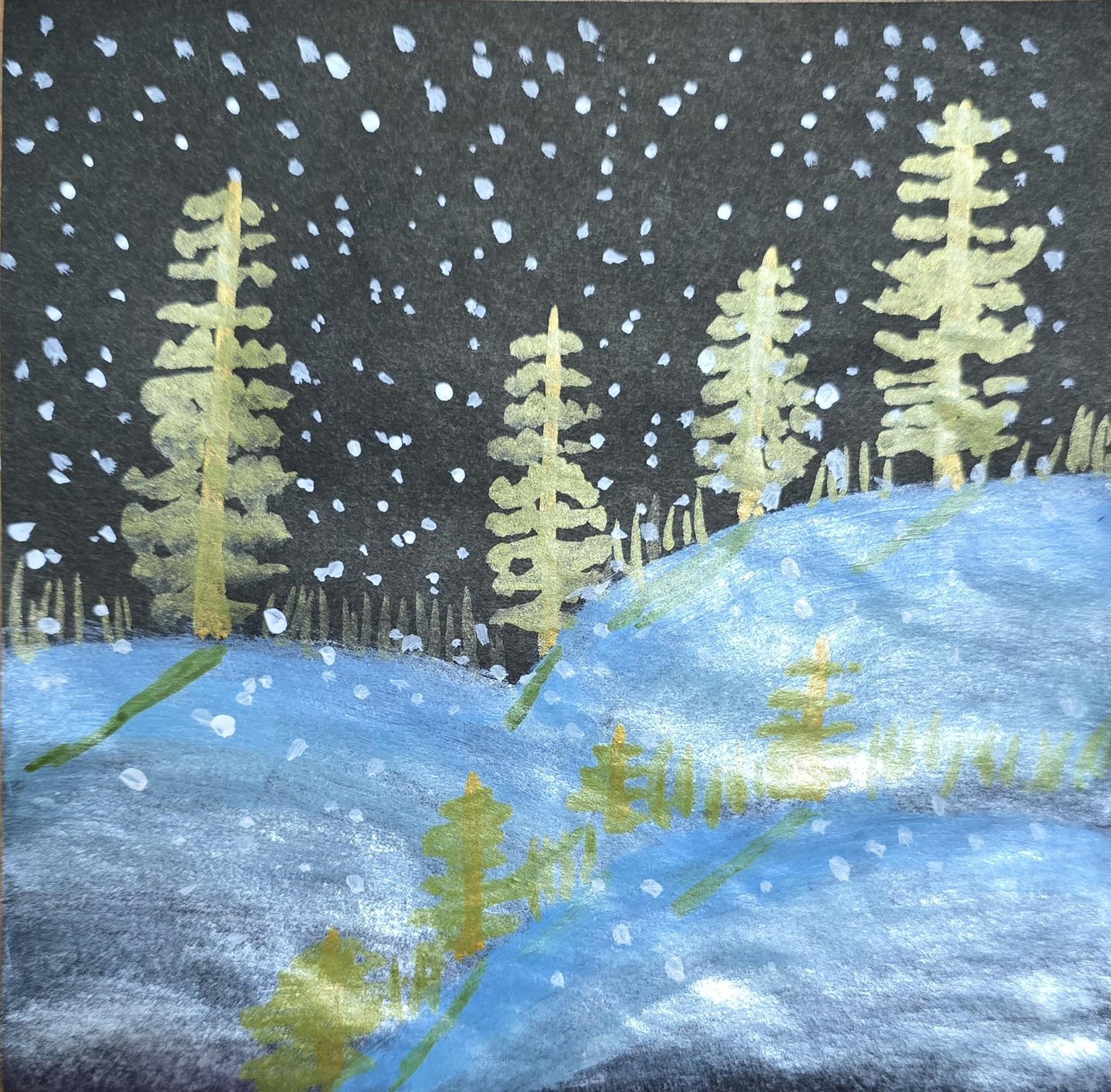 Shimmery holiday cards✨ - image 2 - student project