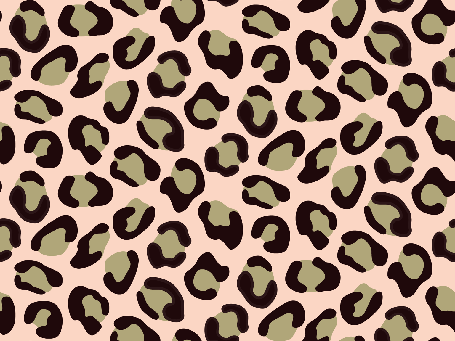 Seamless Leopard Pattern + Color Variations - image 2 - student project