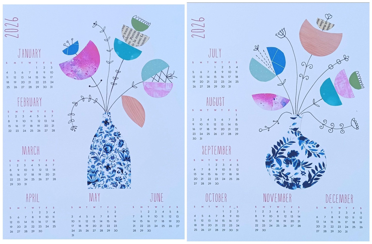 Collage Calendar 2026 - image 1 - student project