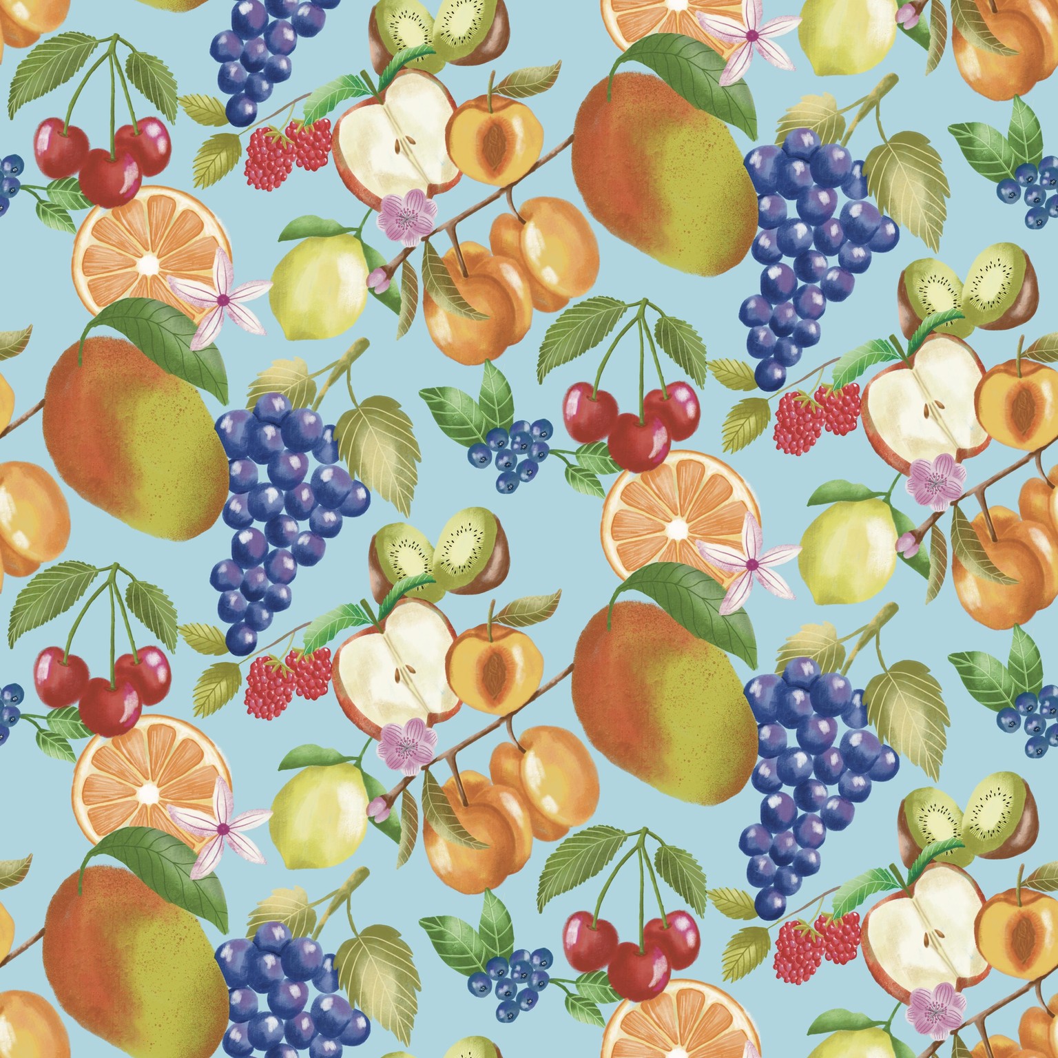 Fruit pattern - image 1 - student project