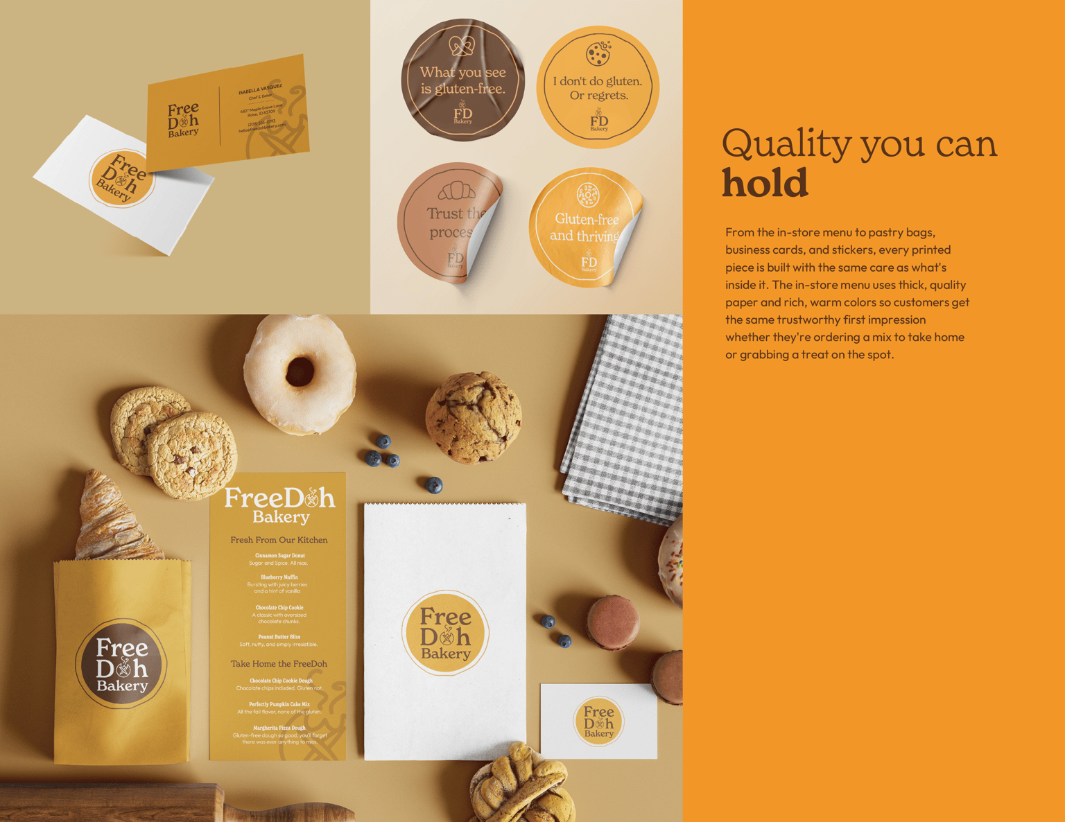 FreeDoh Bakery Brand Design Project - image 9 - student project