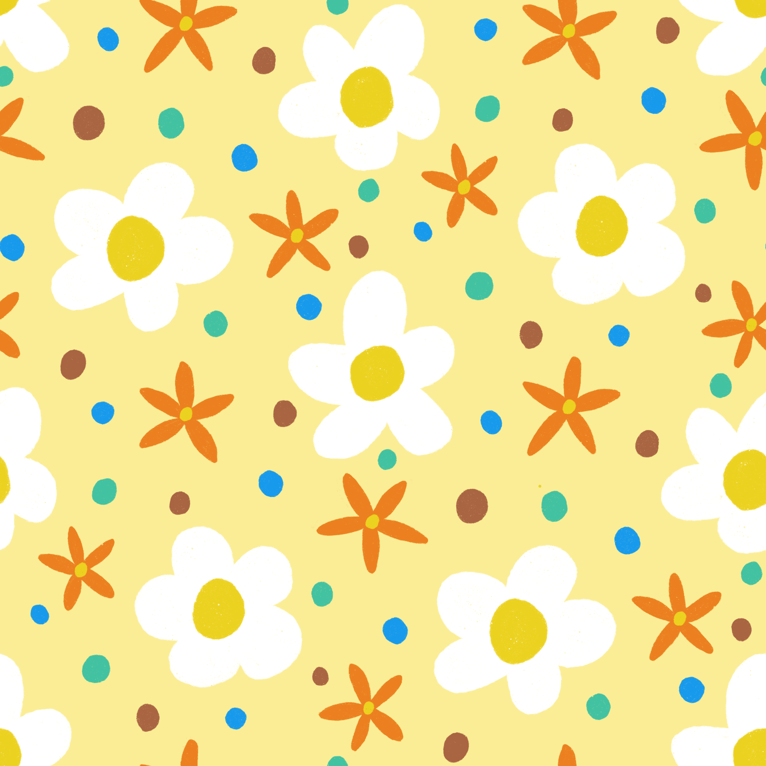 Floral repeat pattern - image 2 - student project