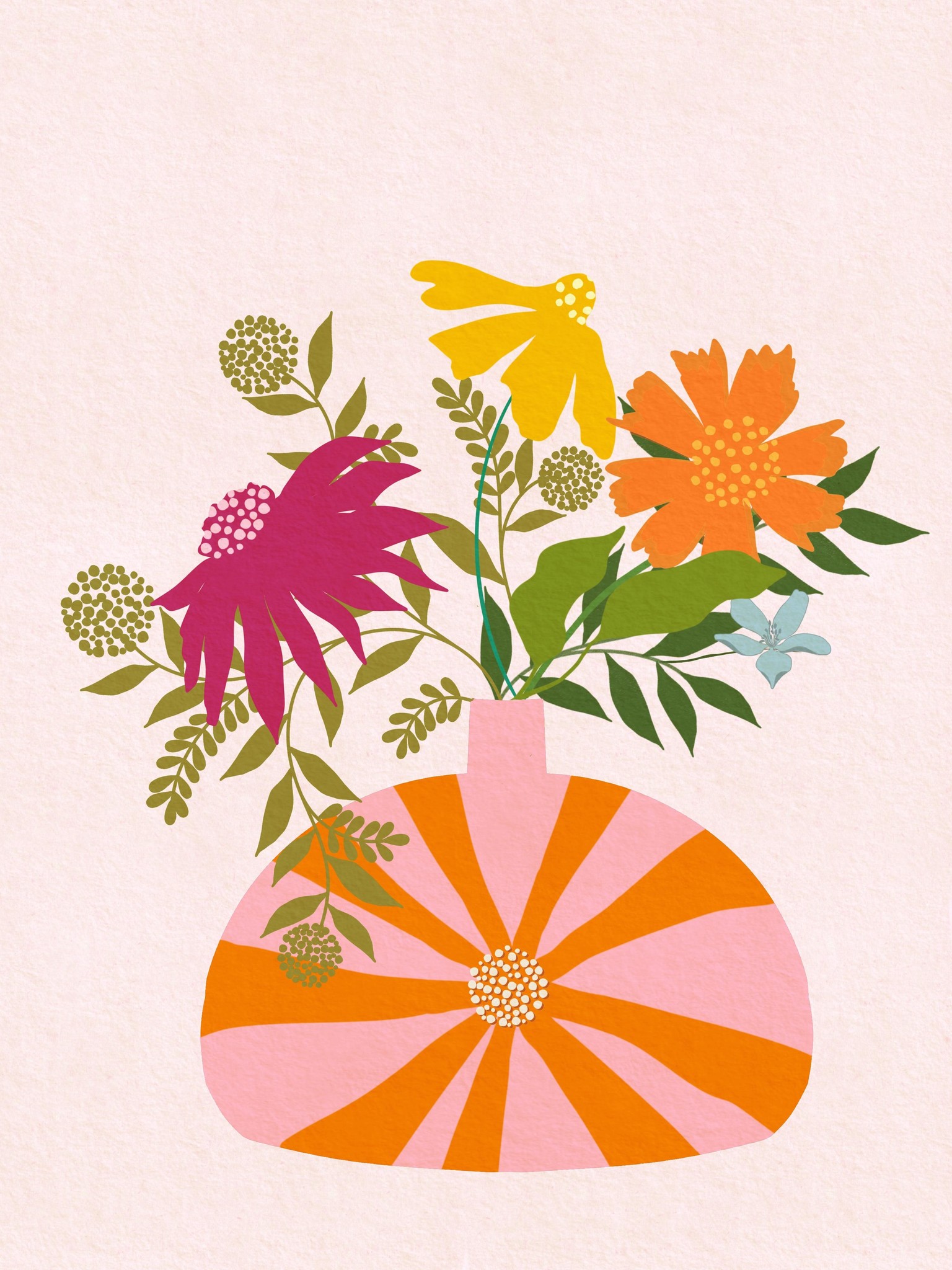Floral art stamps - image 1 - student project