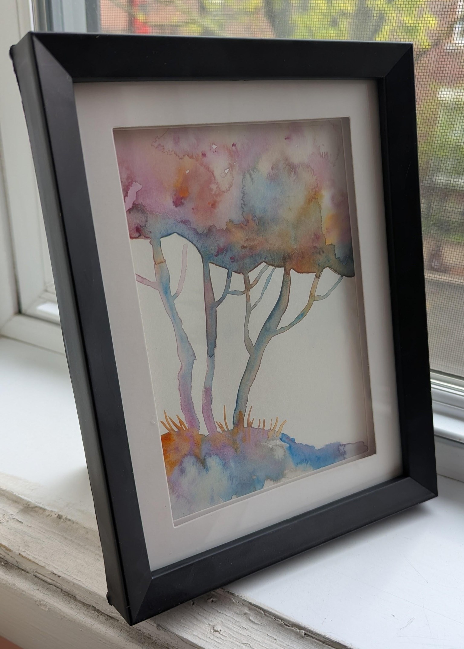 Watercolour trees - image 2 - student project