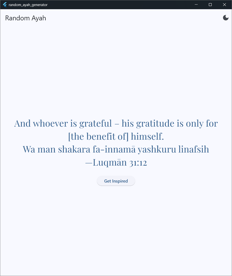 Random Ayah Generator - image 3 - student project