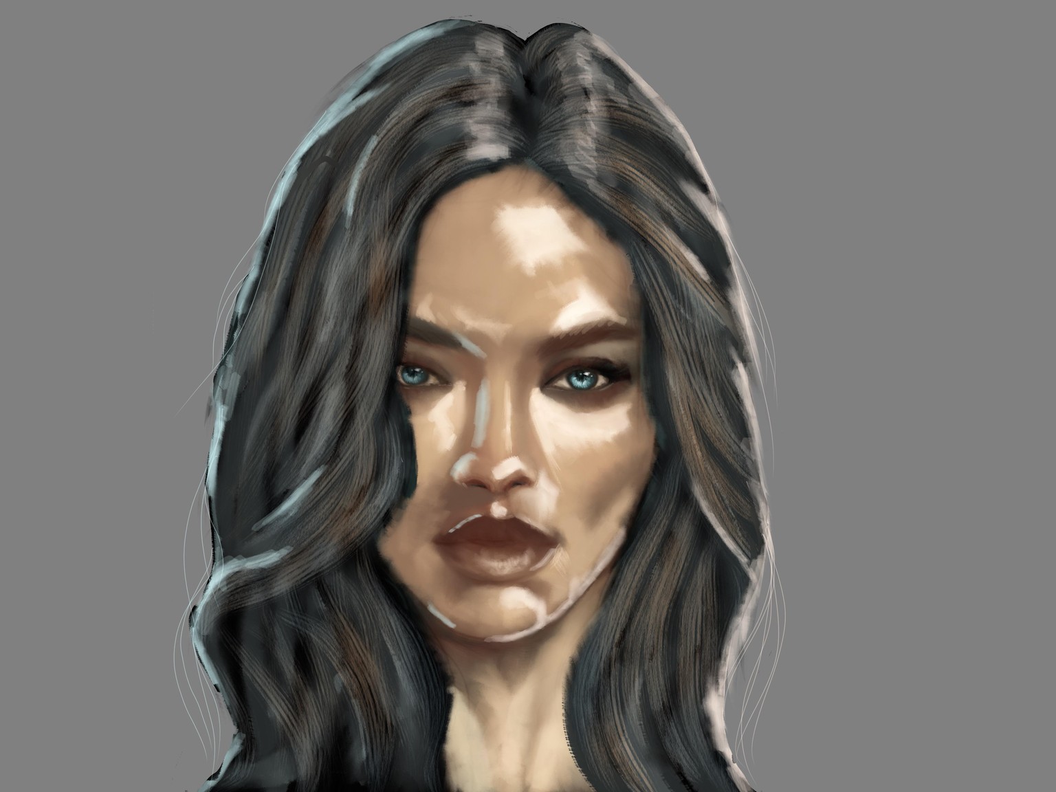 Painting faces through procreate - image 2 - student project