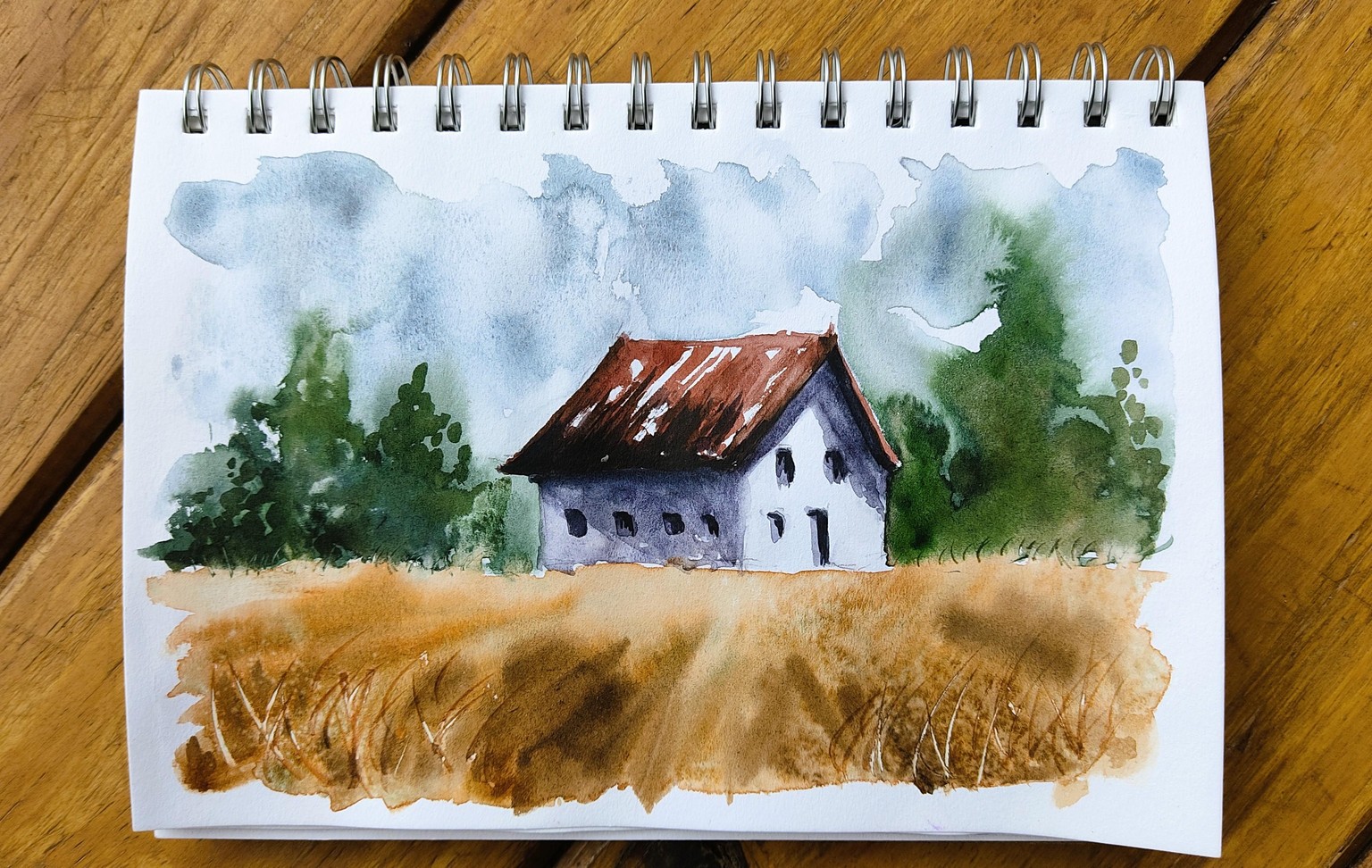 Sketchbook Series - Painting watercolor landscape studies in your watercolor journal - image 5 - student project