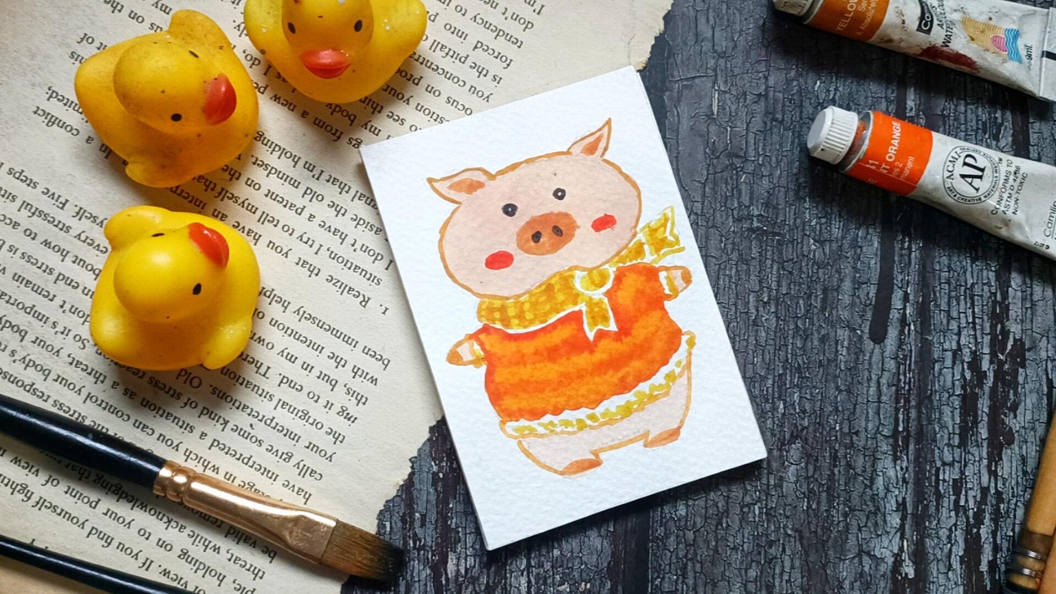 Cute little cozy pigs - image 7 - student project