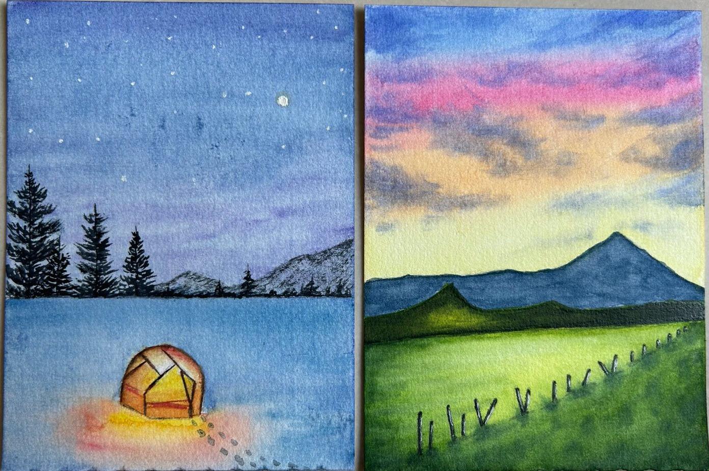 30 days of unwinding with watercolor challenge - image 8 - student project