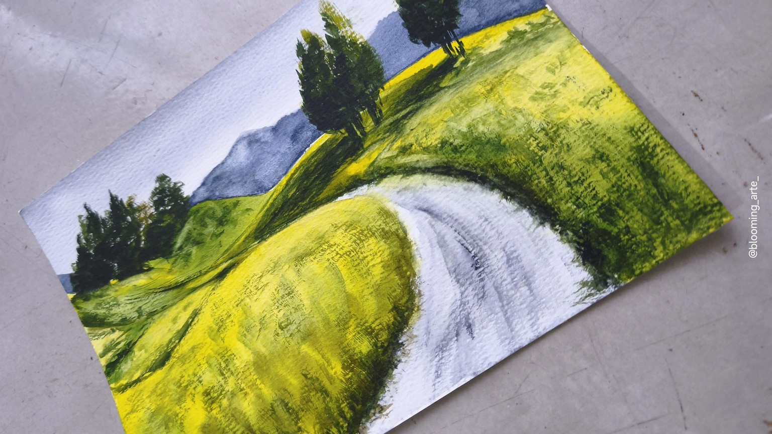 Watercolor Landscapes in 3 Simple Rules - image 4 - student project