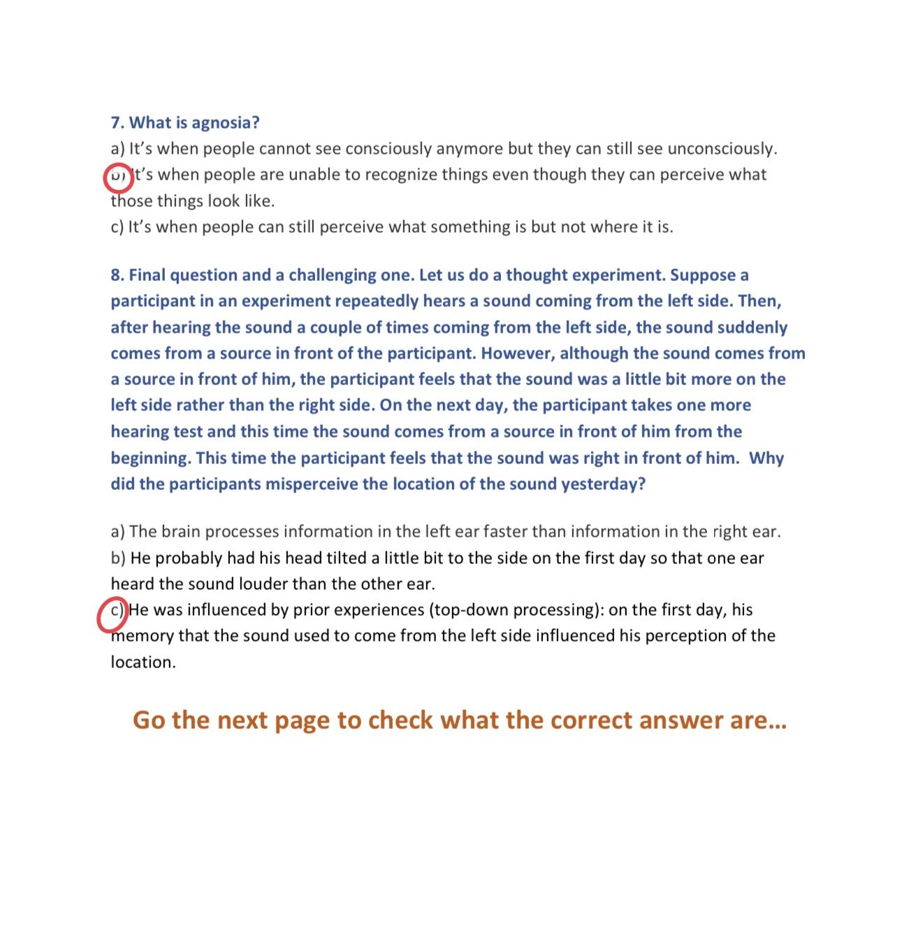 Answers to the quiz - image 2 - student project