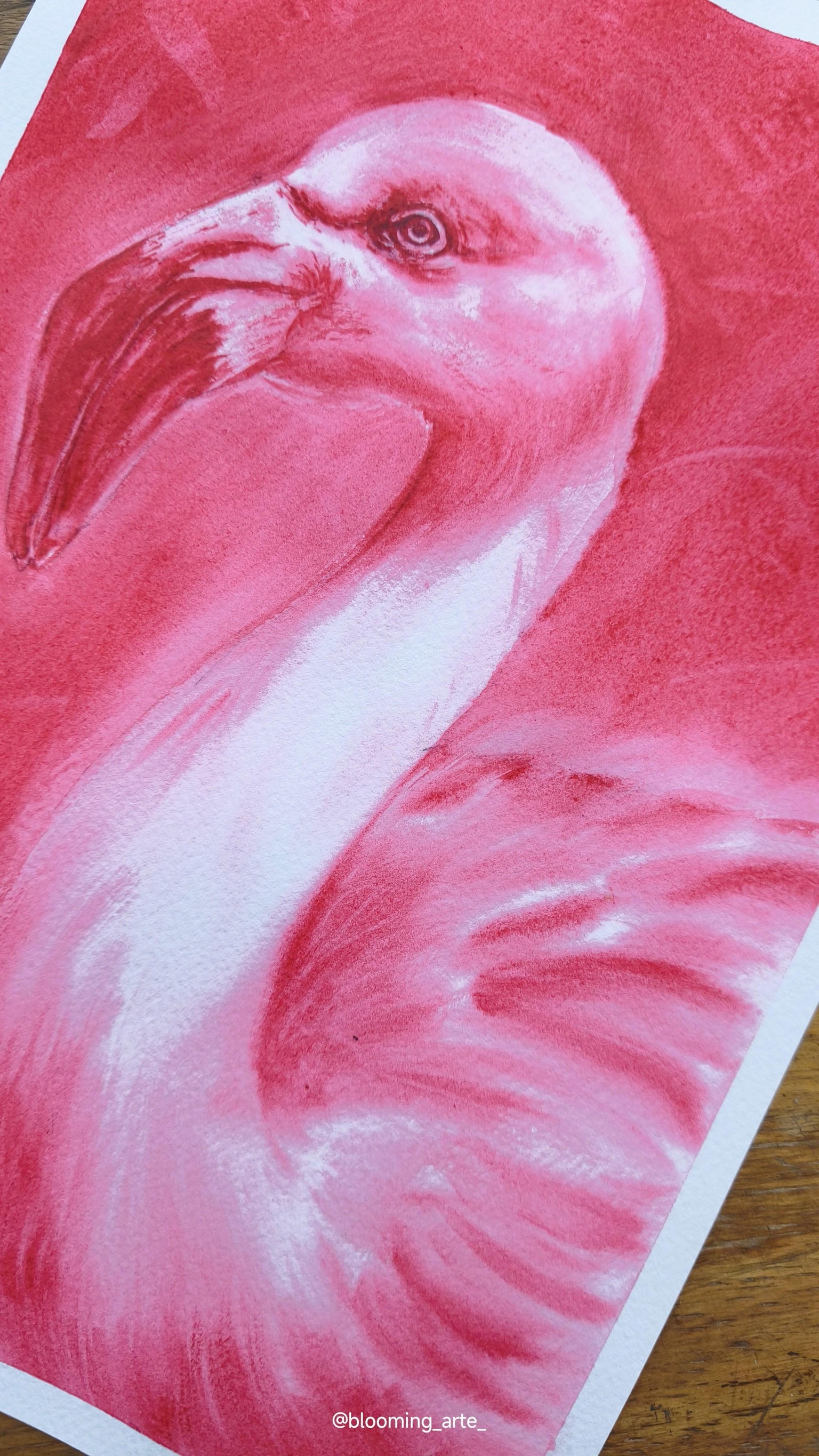 Monochrome Watercolor Birds - image 3 - student project