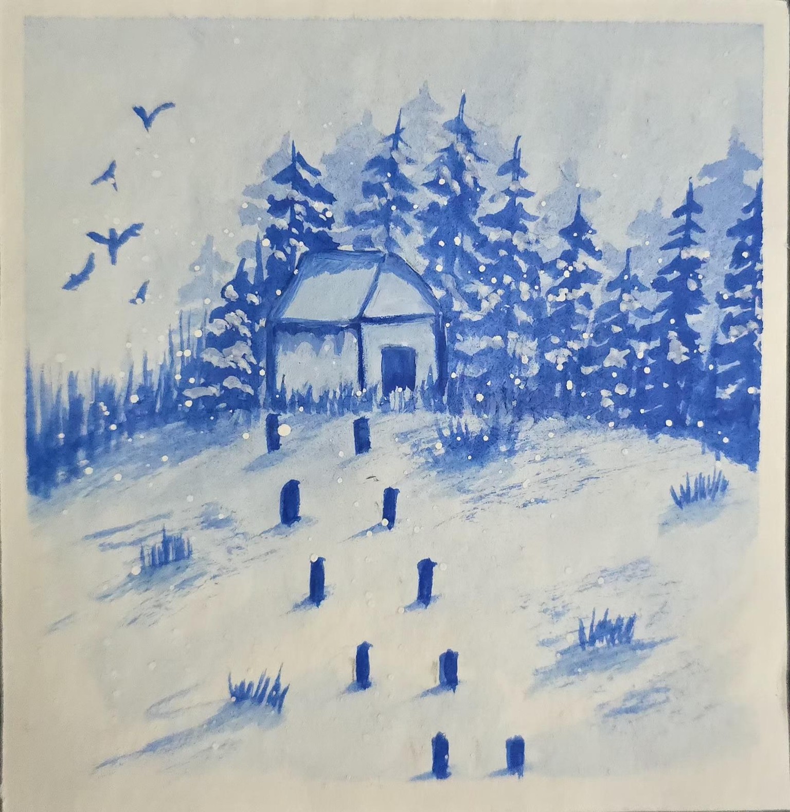 Silent pines and soft snow - image 1 - student project
