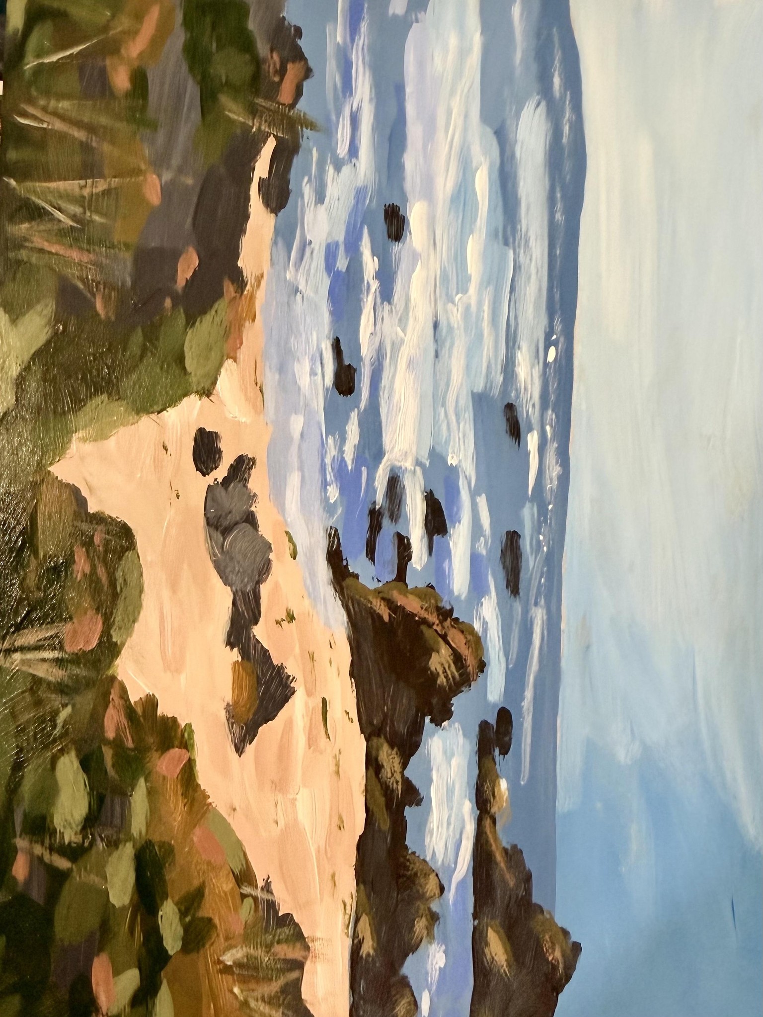 Loose beach landscape - image 1 - student project