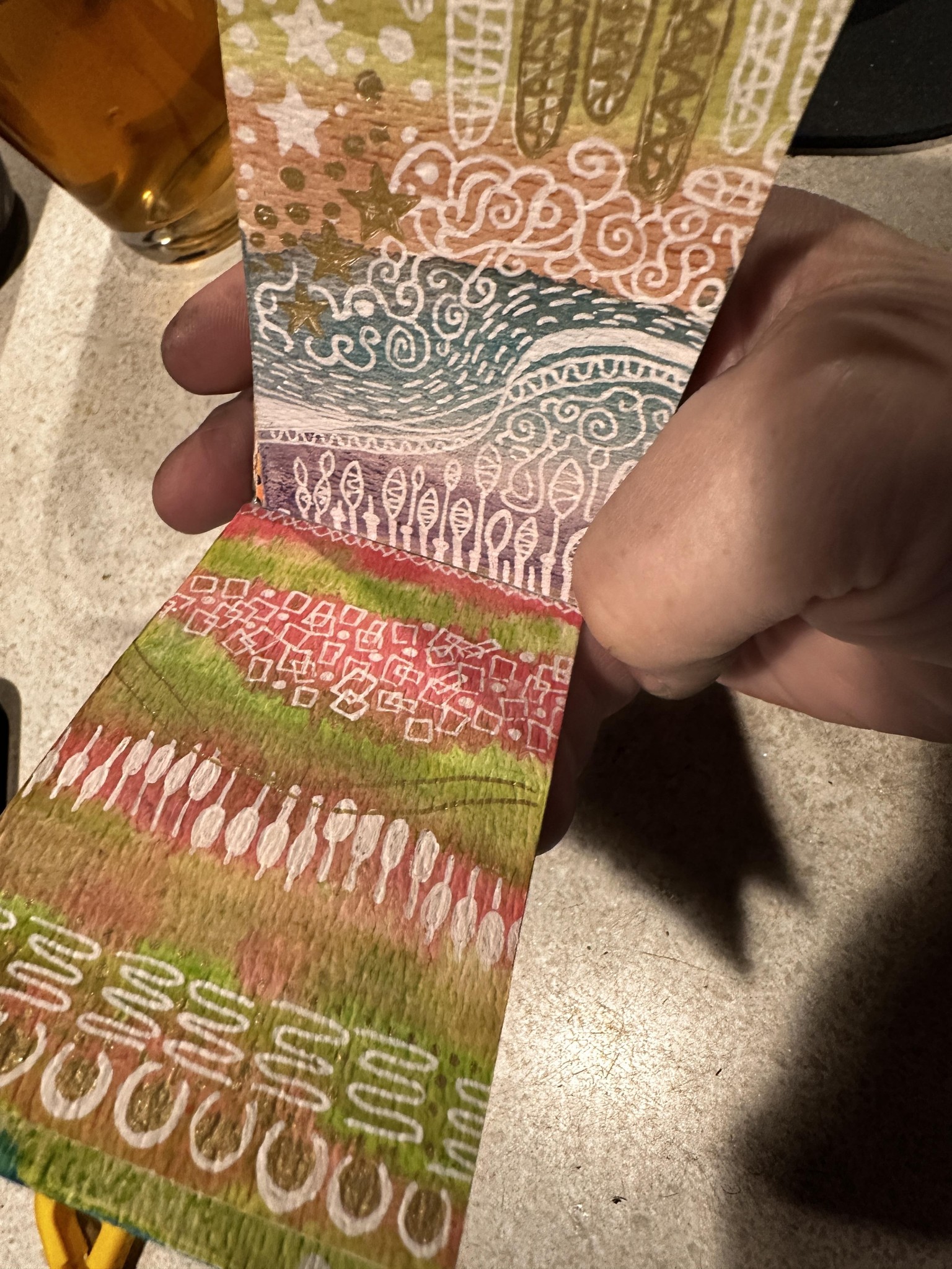 Book of Mini Abstract Stripe Paintings - image 3 - student project