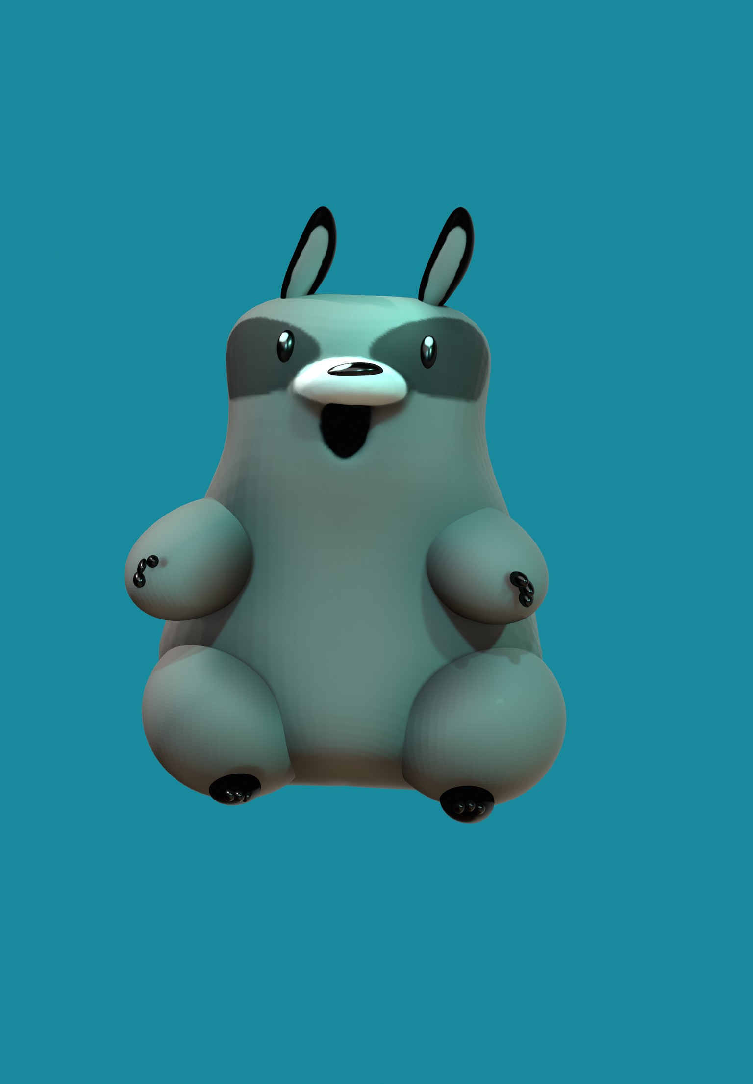Buttons the raccoon - image 1 - student project
