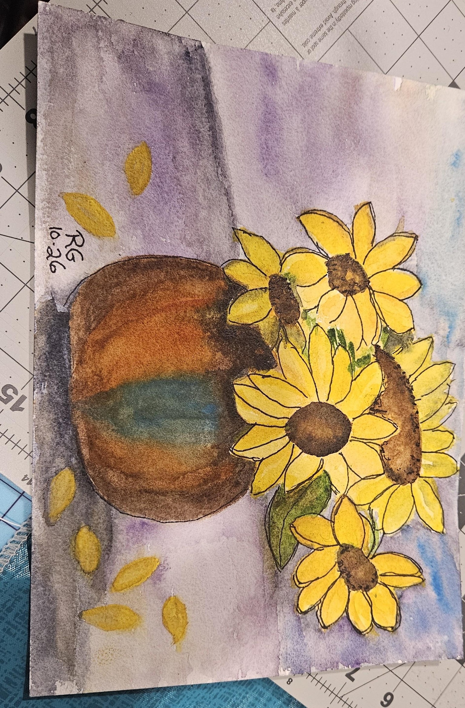Colorful Sunflower Bouquet - image 1 - student project