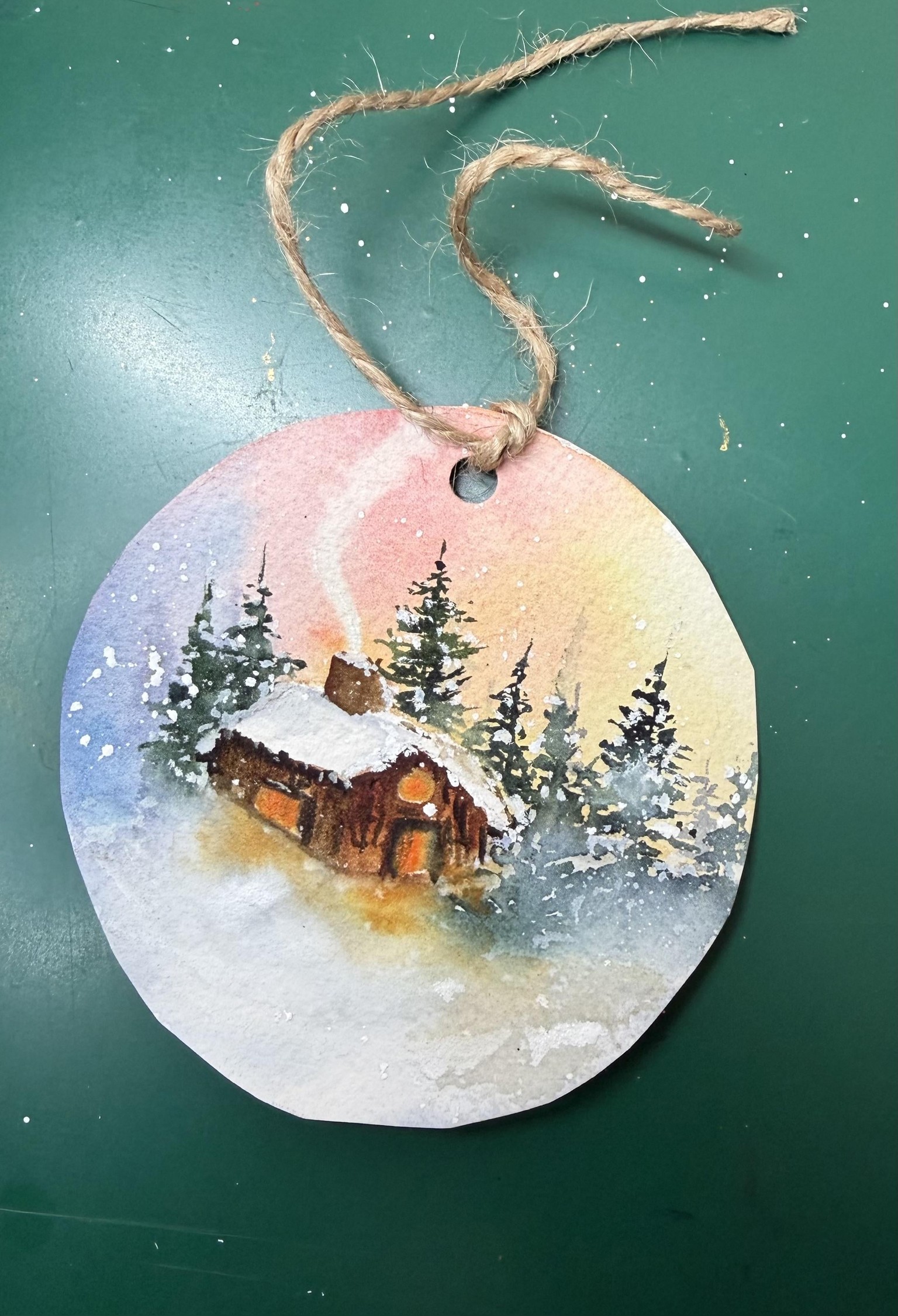 Watercolor Ornaments - image 8 - student project
