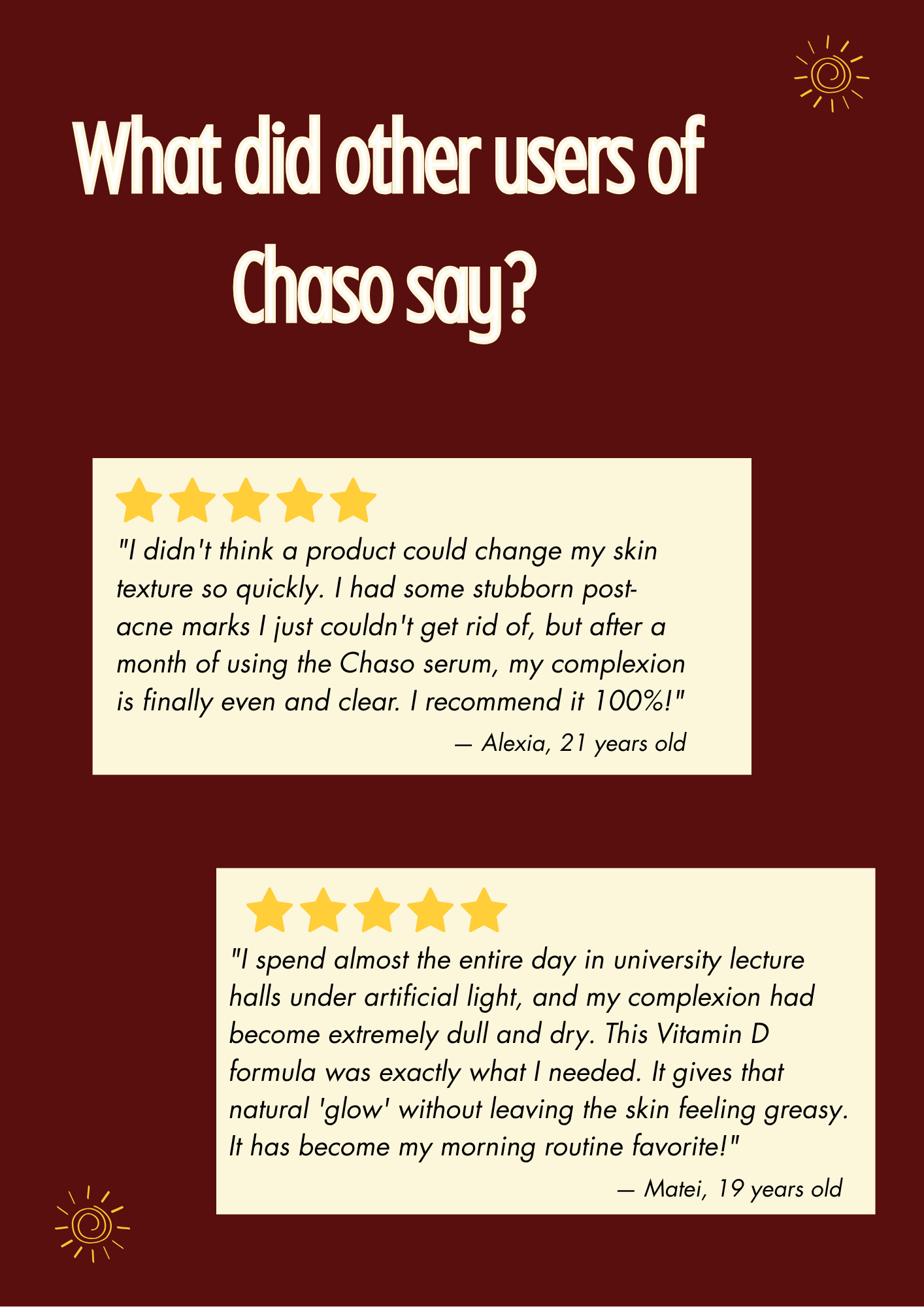 Chaso Skincare - image 8 - student project