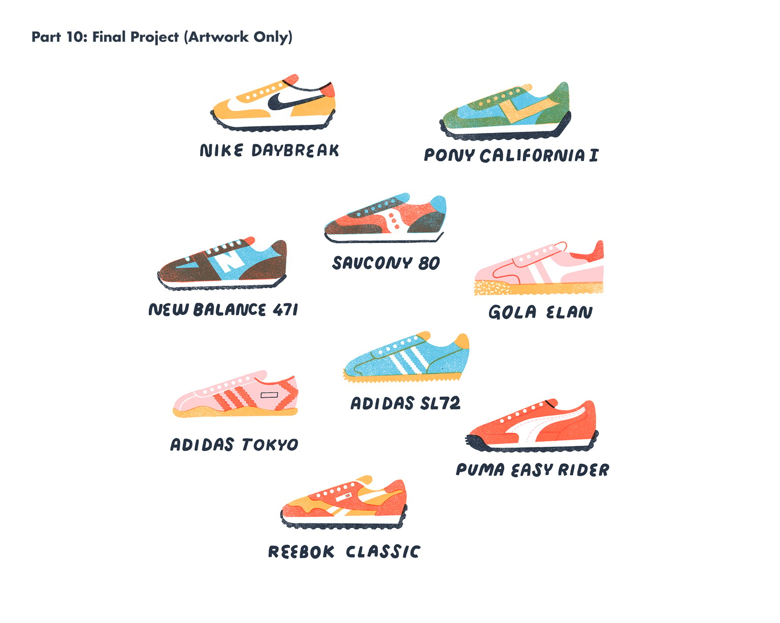Stylizing Vintage Running Shoes! - image 10 - student project