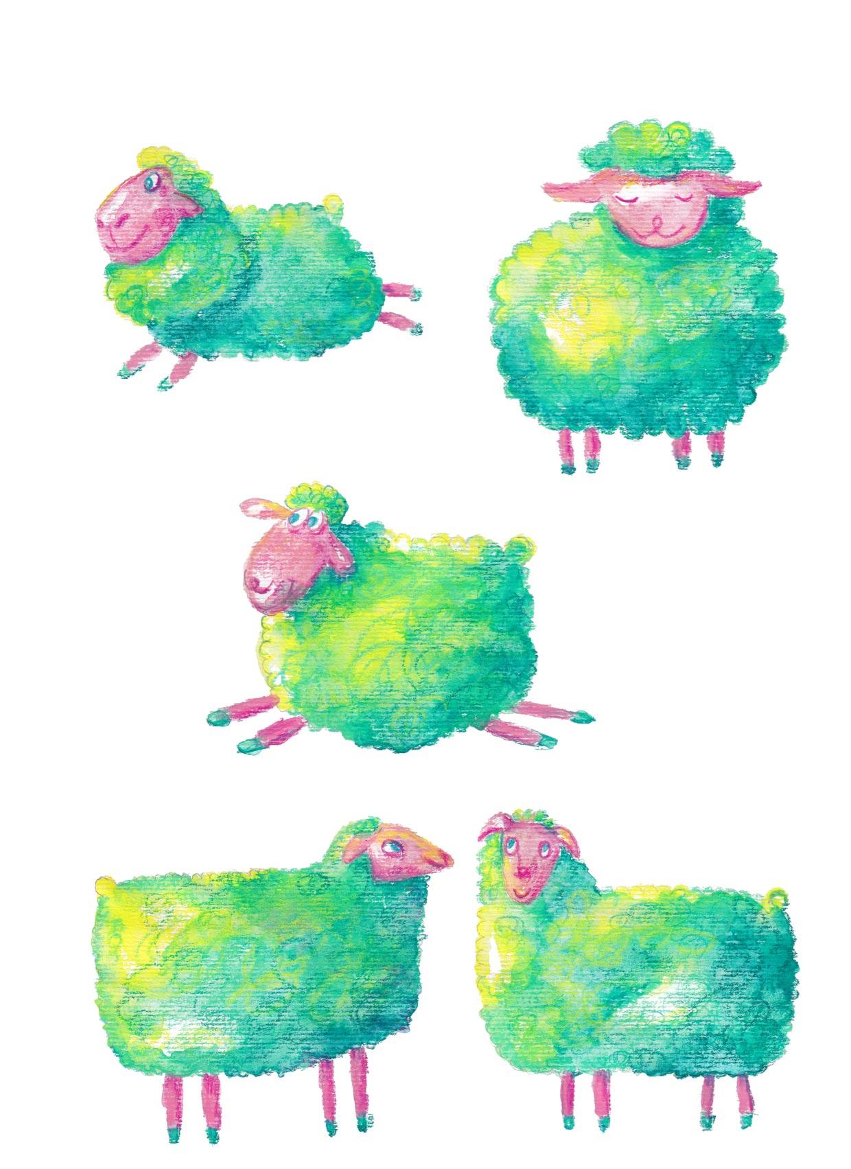 Sheepy Easter Cards - image 2 - student project