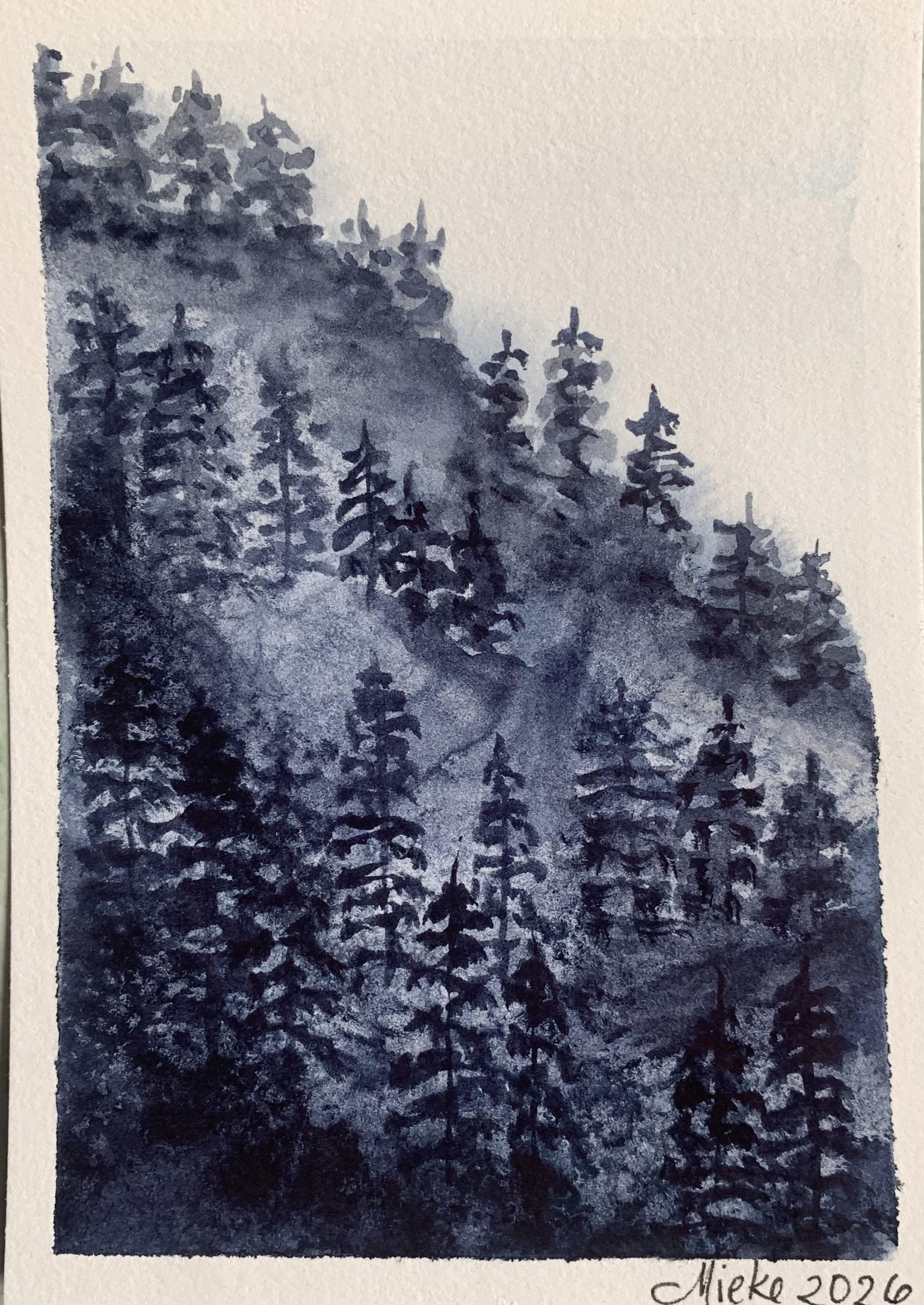 Salt Textures in Watercolour - image 1 - student project