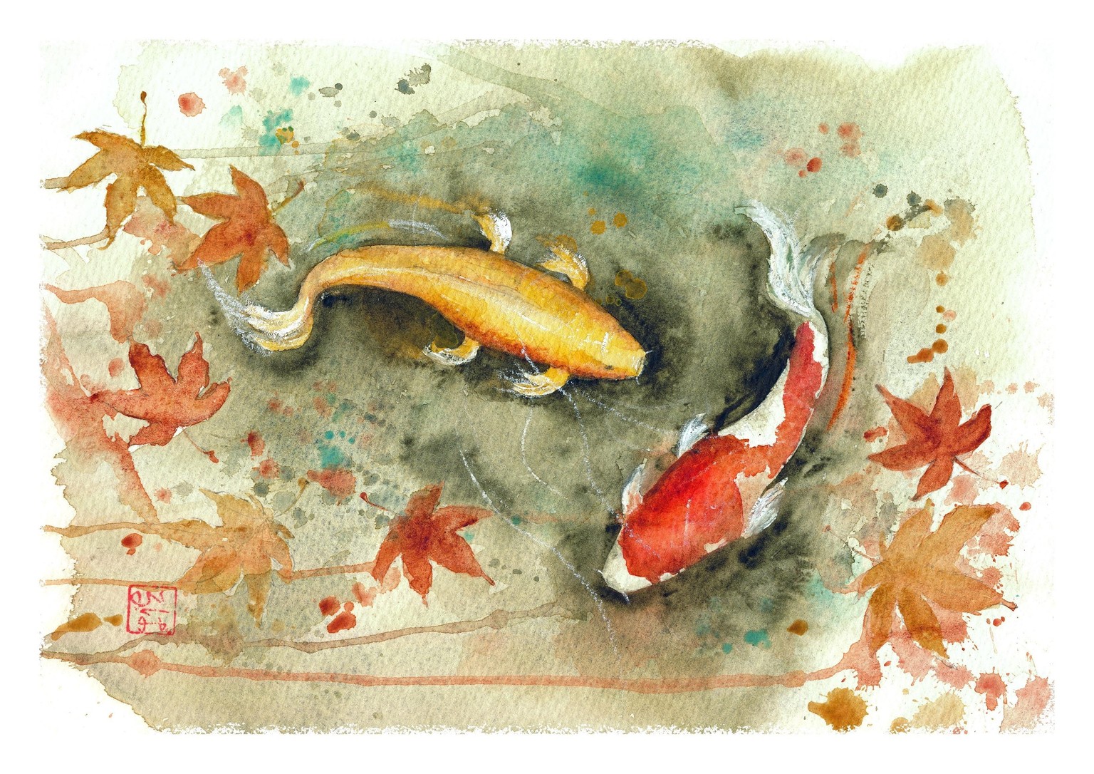 Koi fish - image 1 - student project