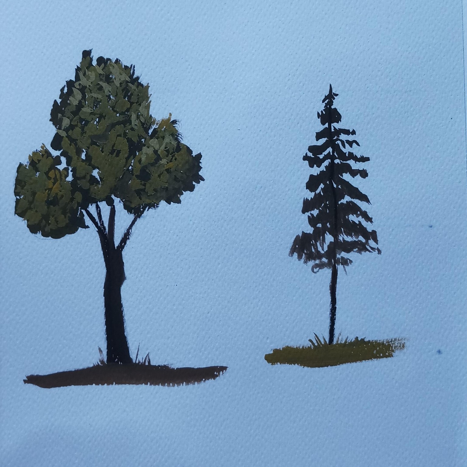 Escape To Nature: A Beginner's Guide to Gouache Landscapes - image 2 - student project