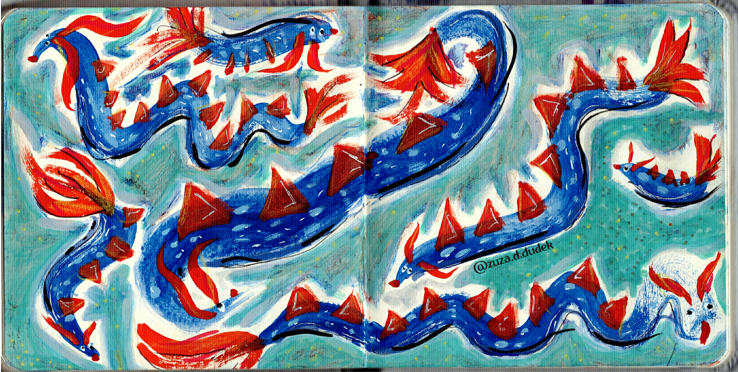 Class project (Jenni Macklin's Dreamy Dragons) - image 1 - student project