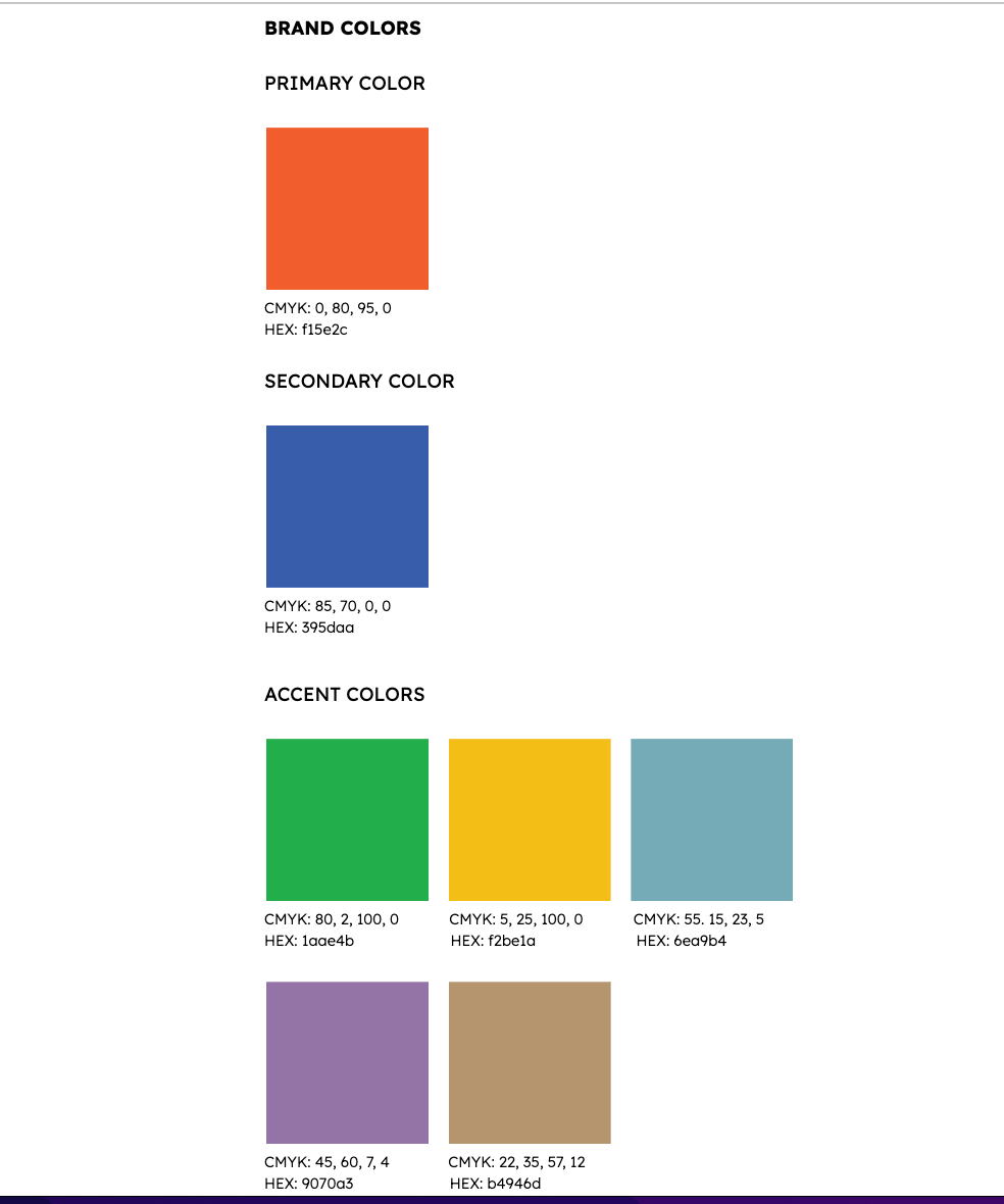 Visual System Guidelines Doc - image 1 - student project