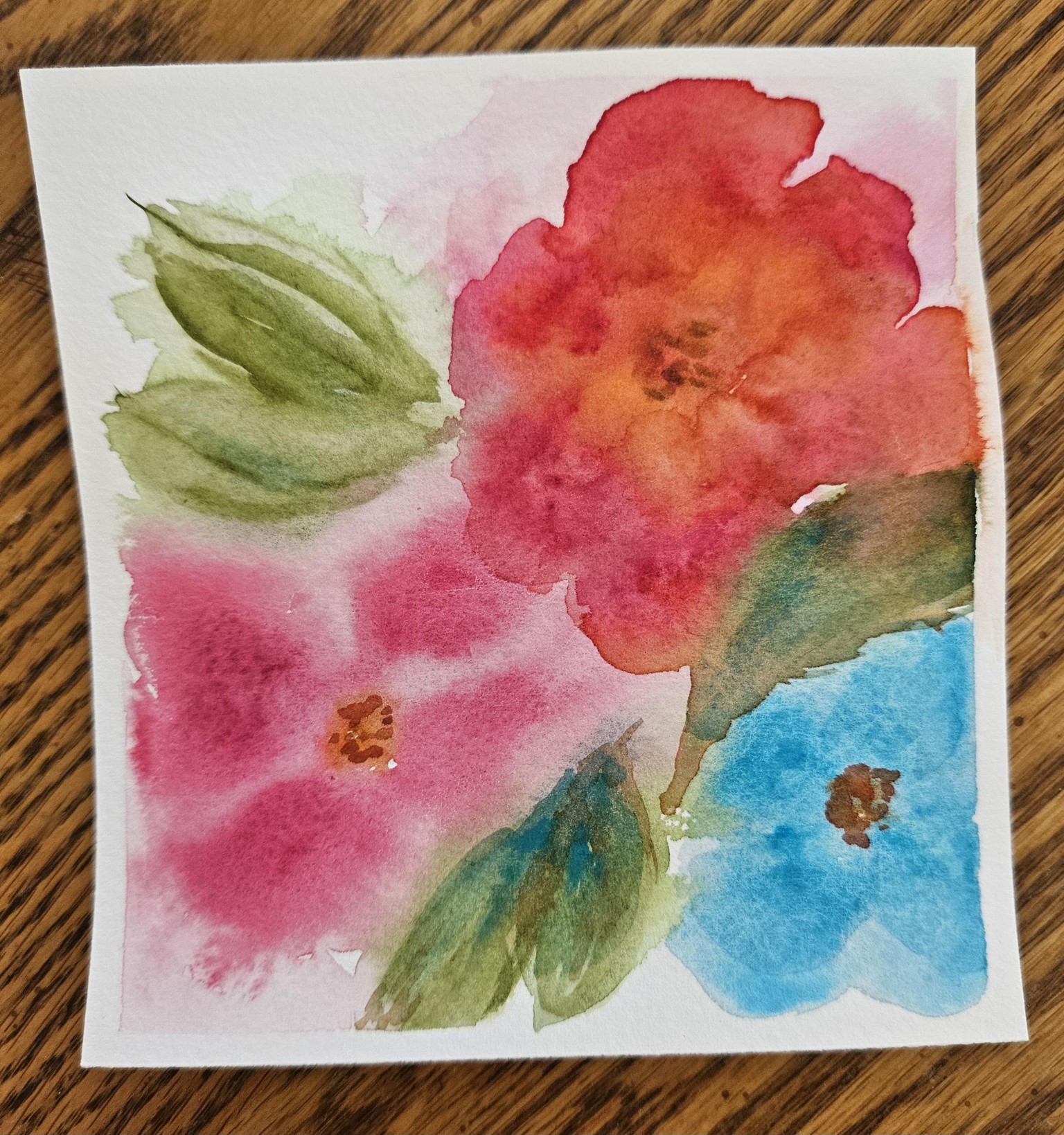 Wet on wet loose floral - image 1 - student project