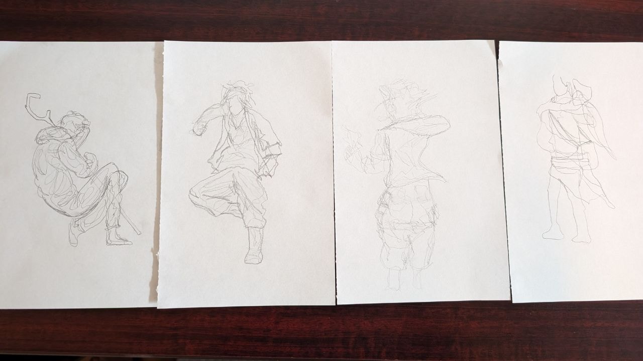 Figure Drawing Exercises - image 1 - student project