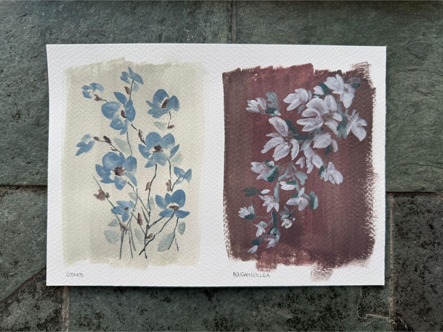 Expressive Vintage Botanicals in Opaque Watercolor - image 1 - student project