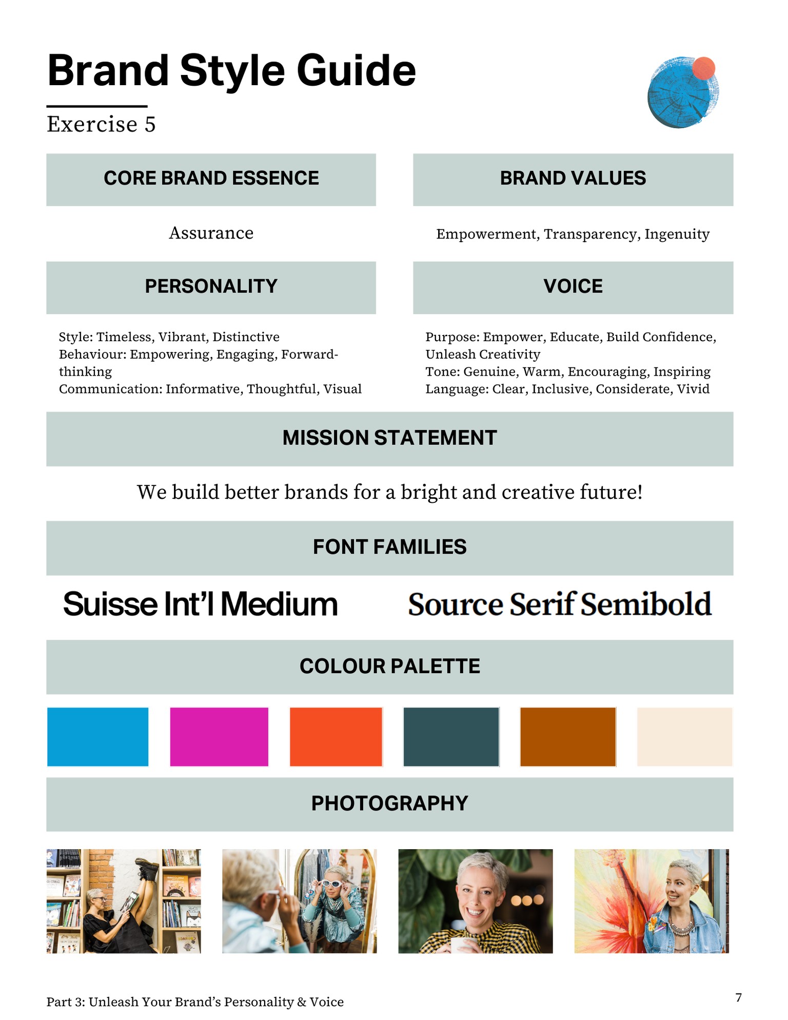 My Brand Personality & Voice - image 3 - student project