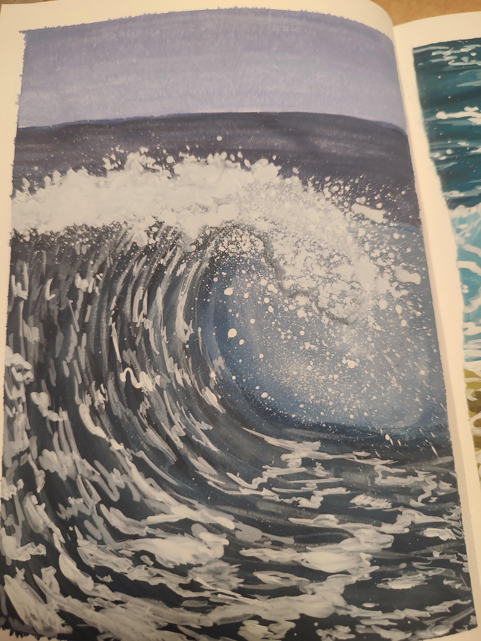 Ocean waves - image 2 - student project