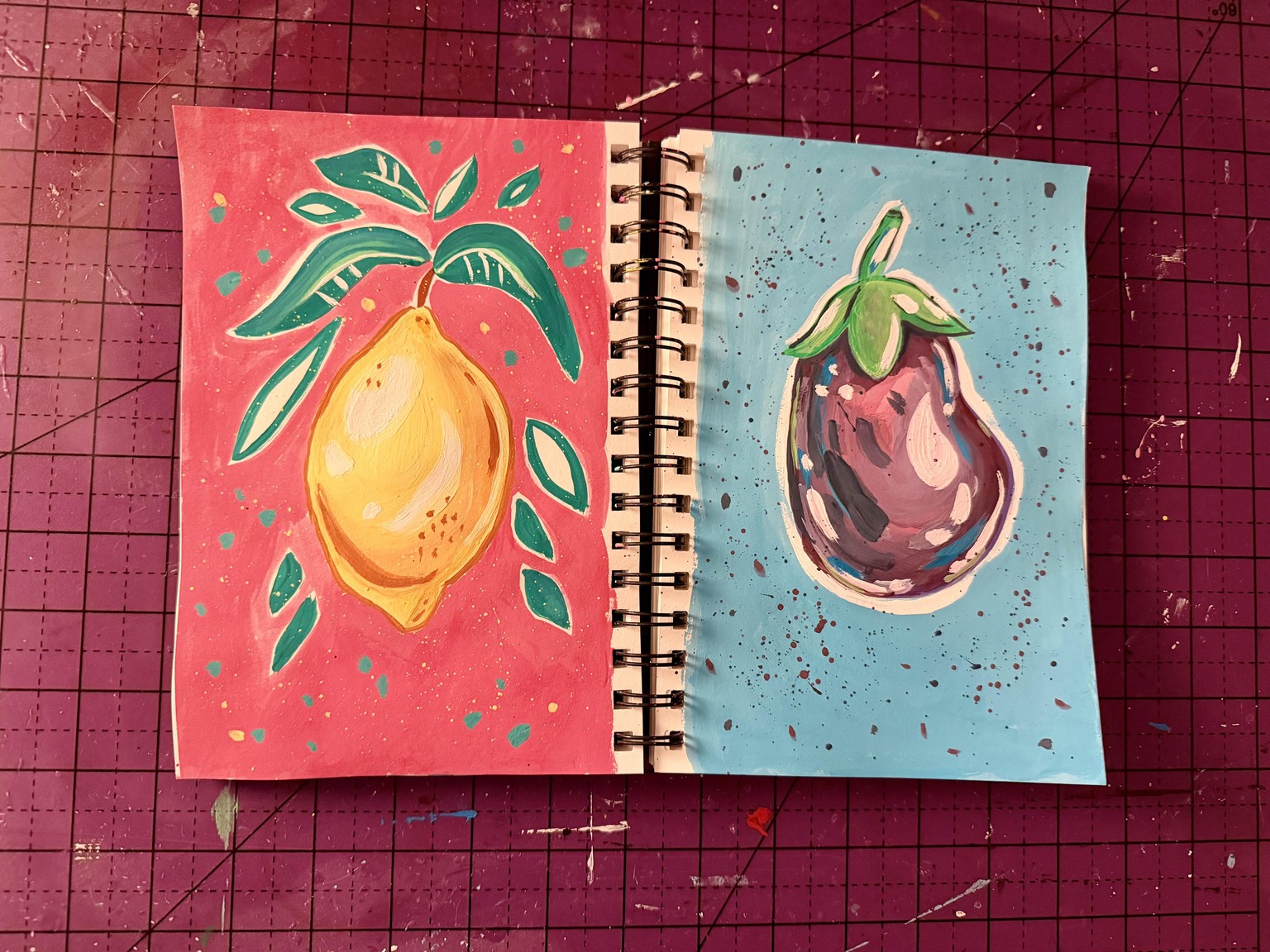 Four Fruits!🍉🍌🍆🍋 - image 1 - student project