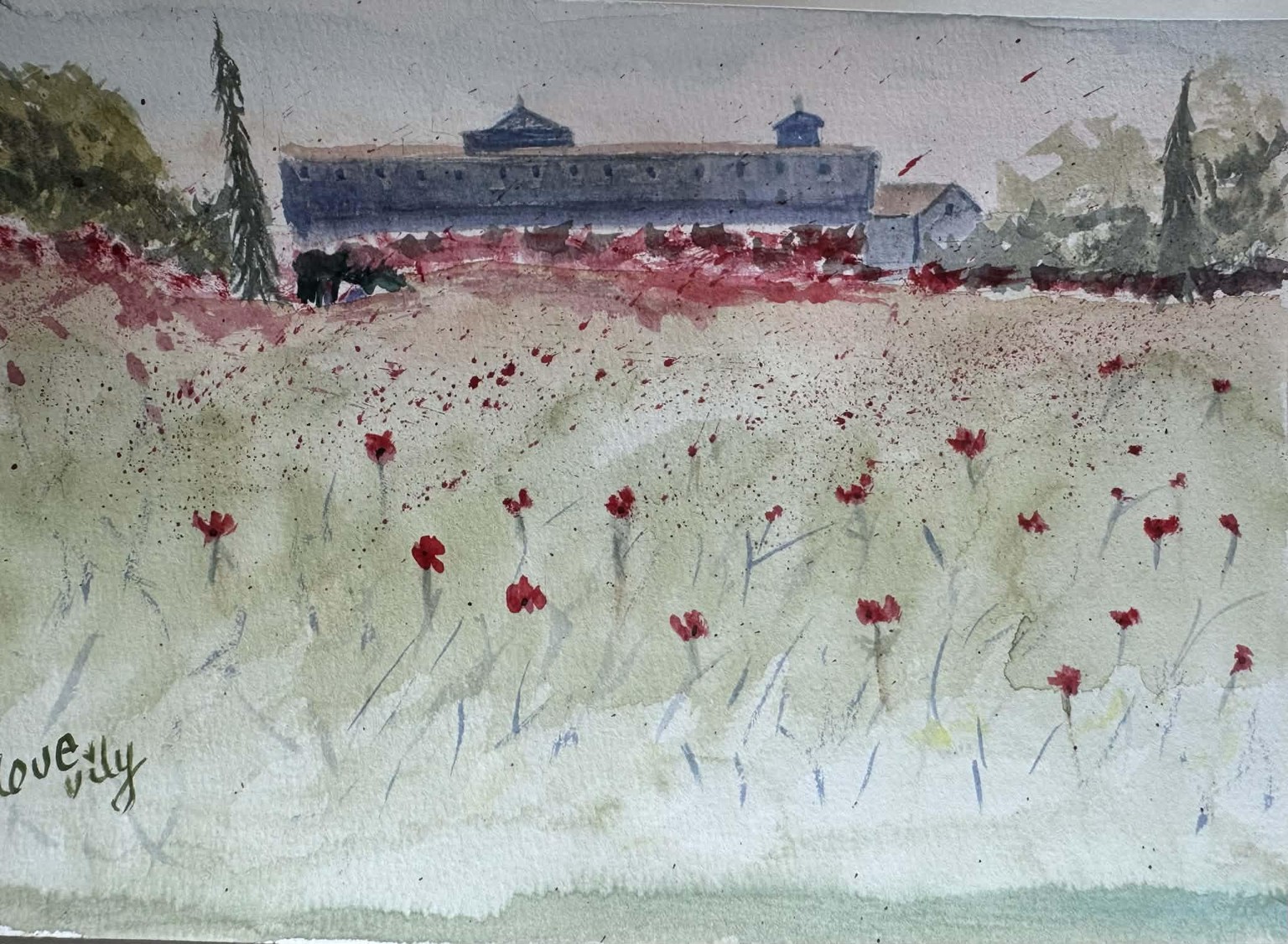 watercolor master study learn atmosphere  & techniques from joseph zbukvic - image 3 - student project