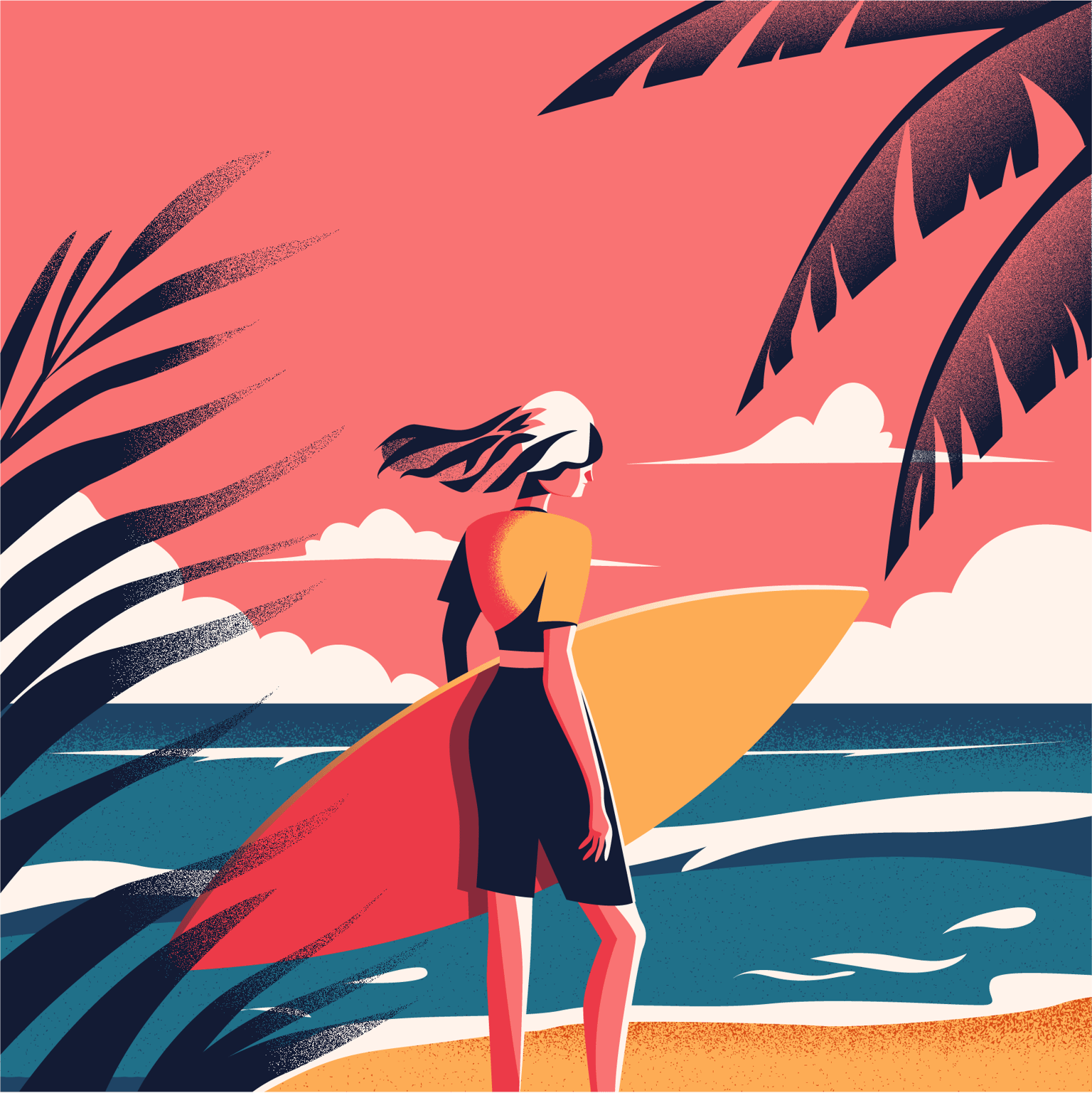 On the beach - image 1 - student project