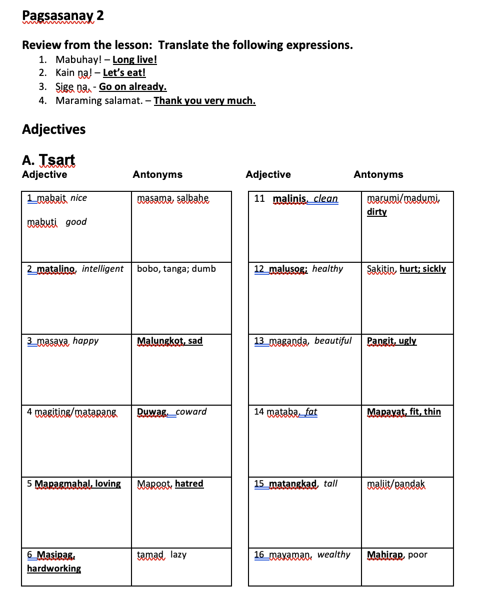 Filipino: Nouns, Adjectives, and Verbs - image 7 - student project