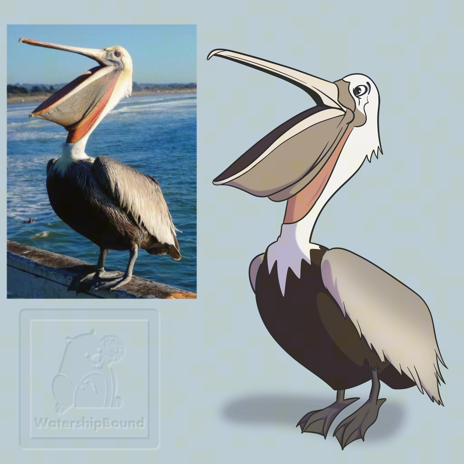 Pelican character - image 1 - student project