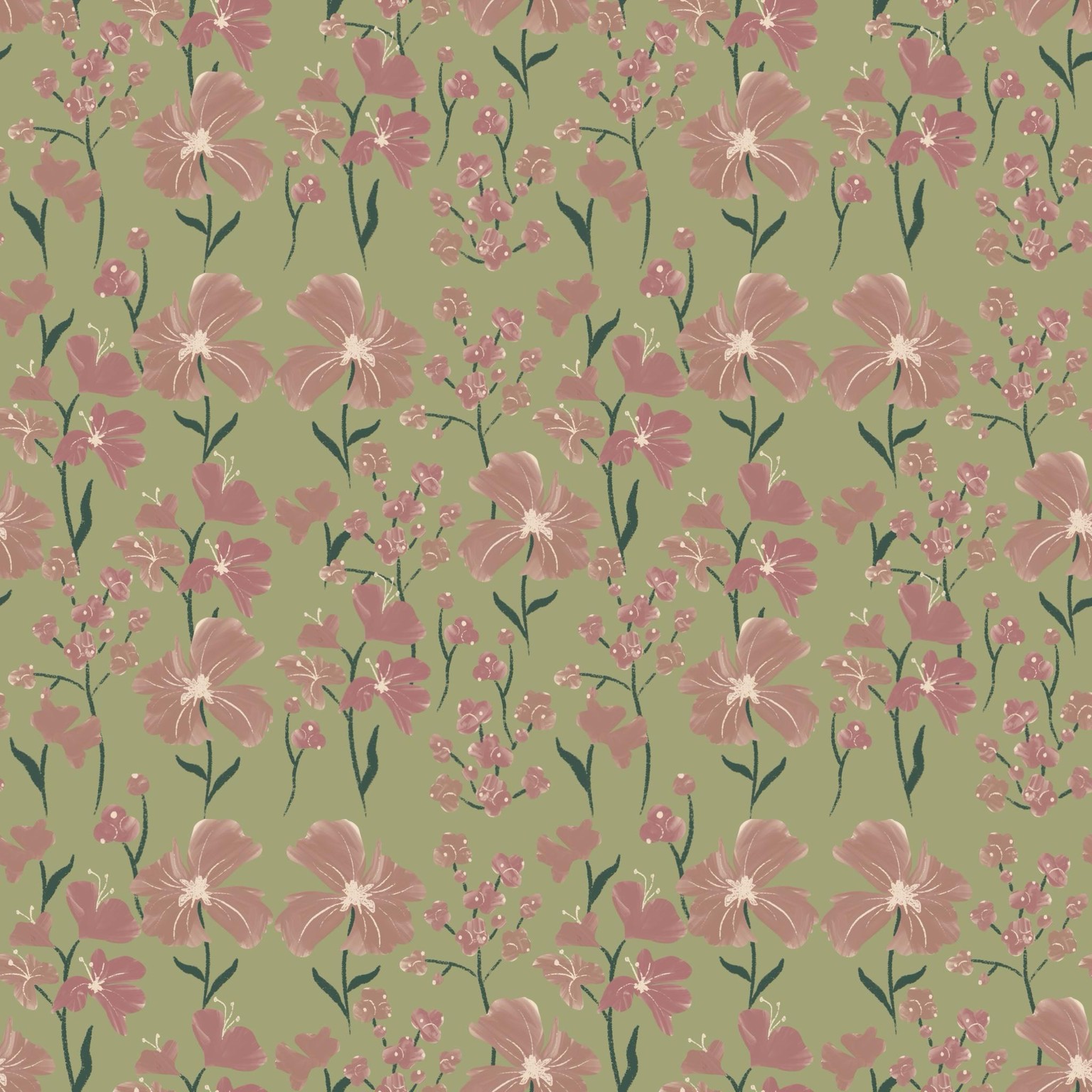 Floral pattern - image 1 - student project