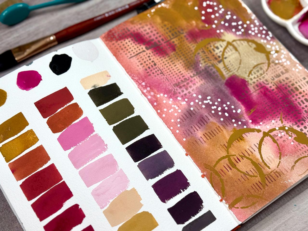 Color Stories: Exploring Color Mixing & Abstract Art with a Limited Palette - image 4 - student project
