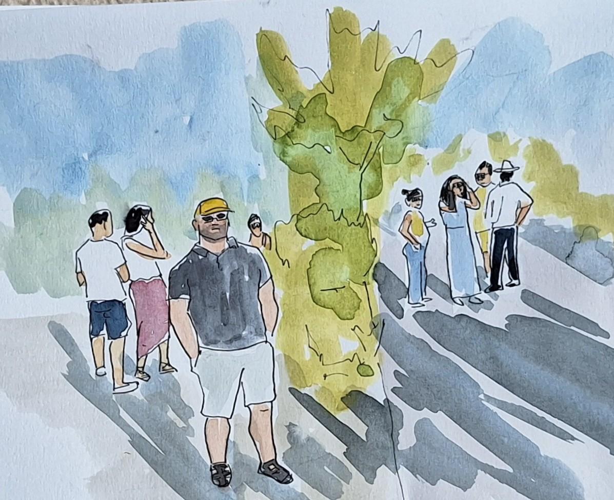 Watching the Solar Eclipse - image 2 - student project