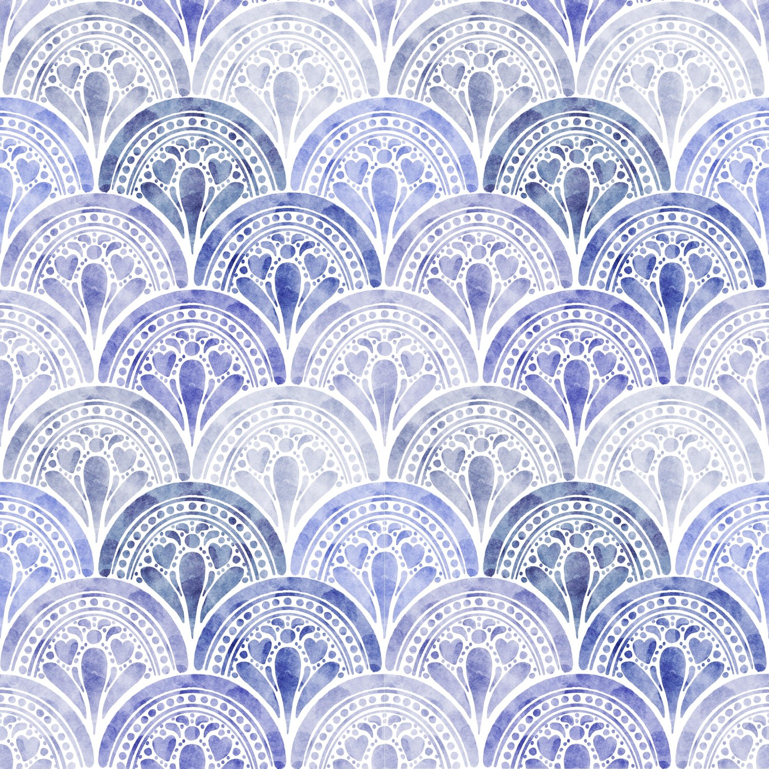 Different scallop Patterns in Procreate - image 3 - student project